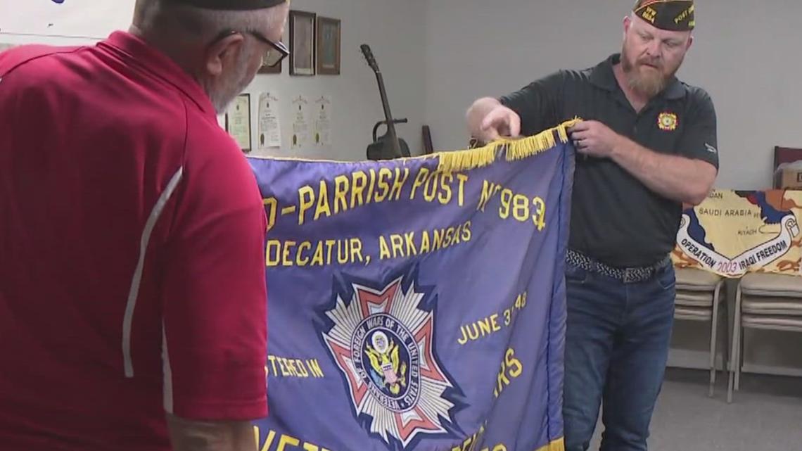 Business surprises Decatur VFW with restored charter flag | 5newsonline.com
