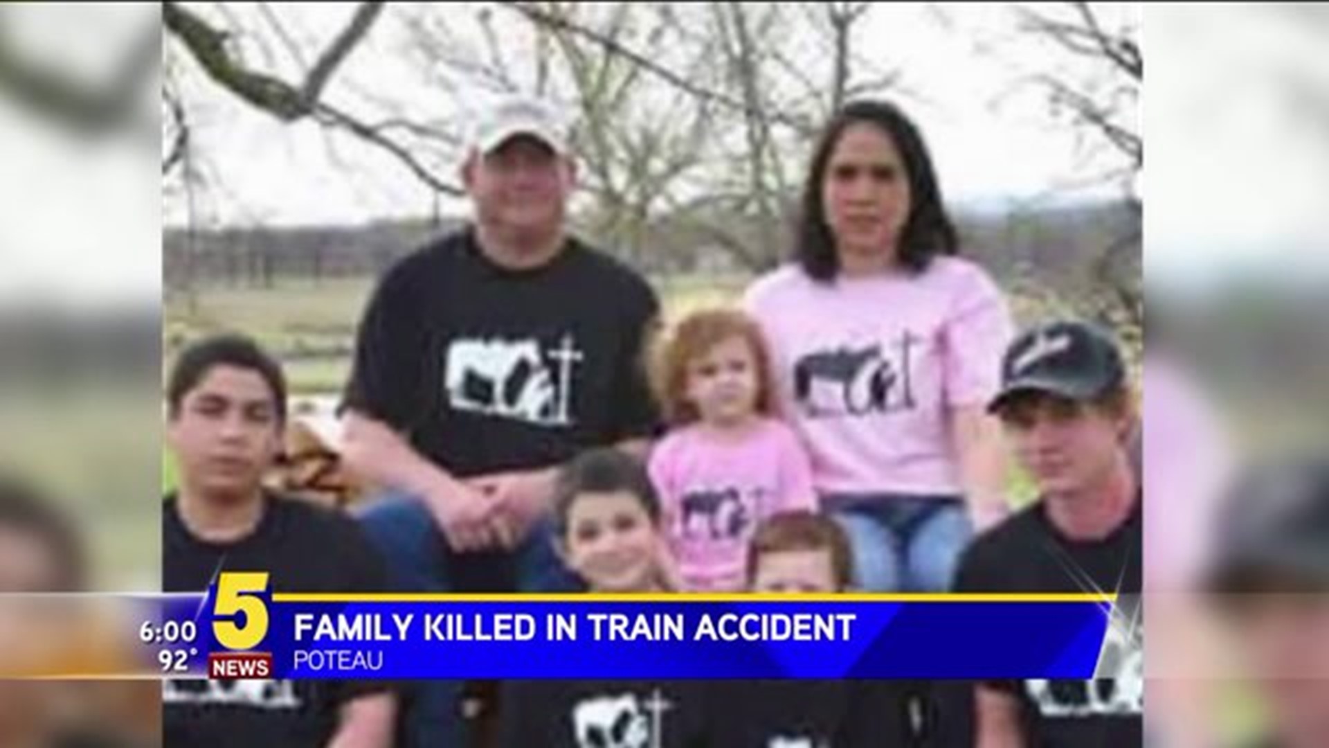Family Killed In Train Crash