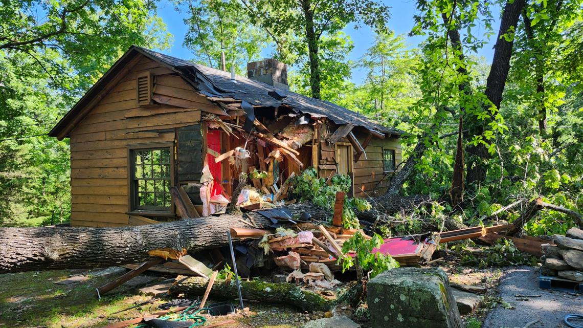 Arkansas officials release photos of aftermath at Devil's Den State Park from severe storms on June 6