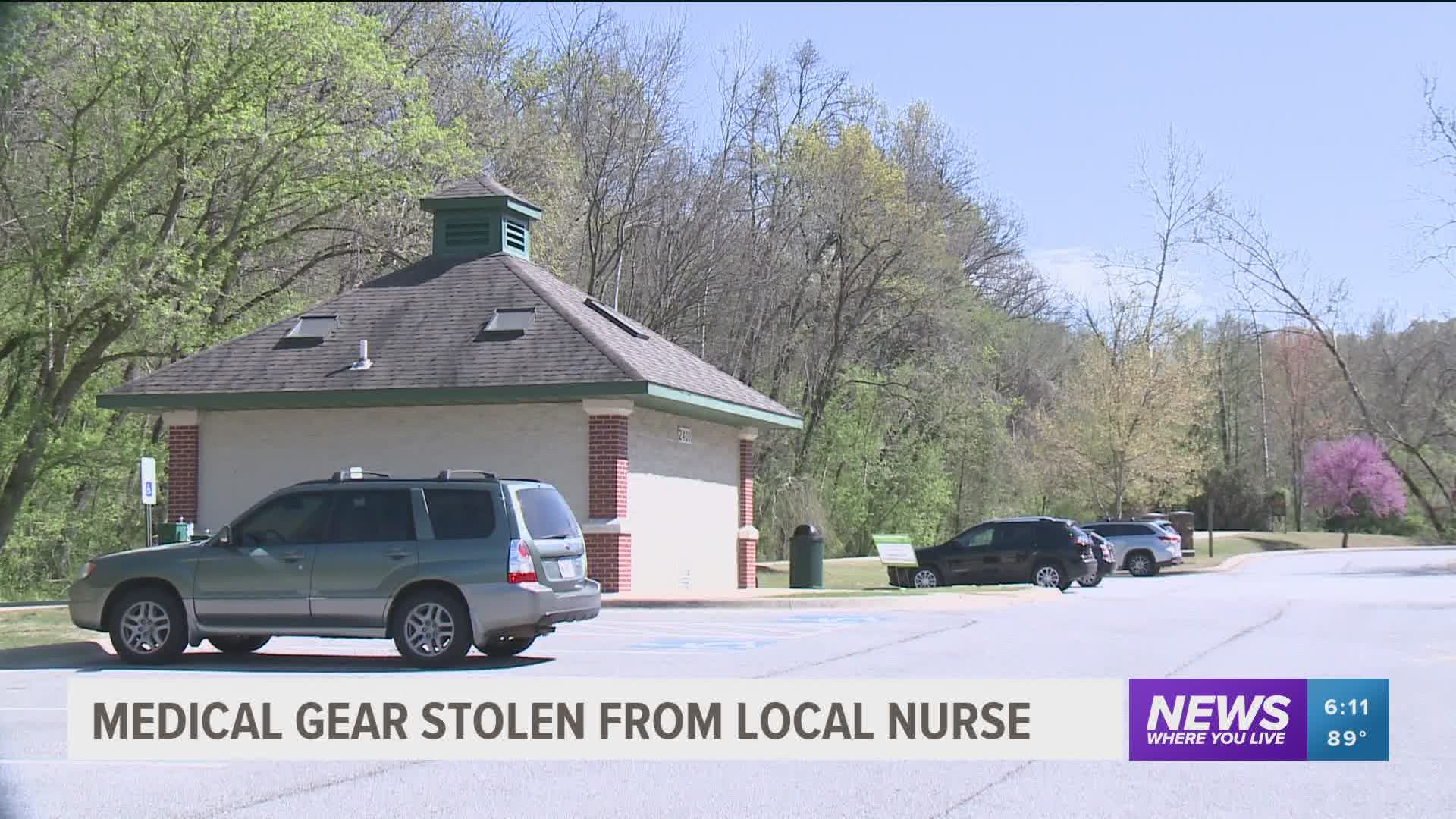 Medical gear stolen from local nurse