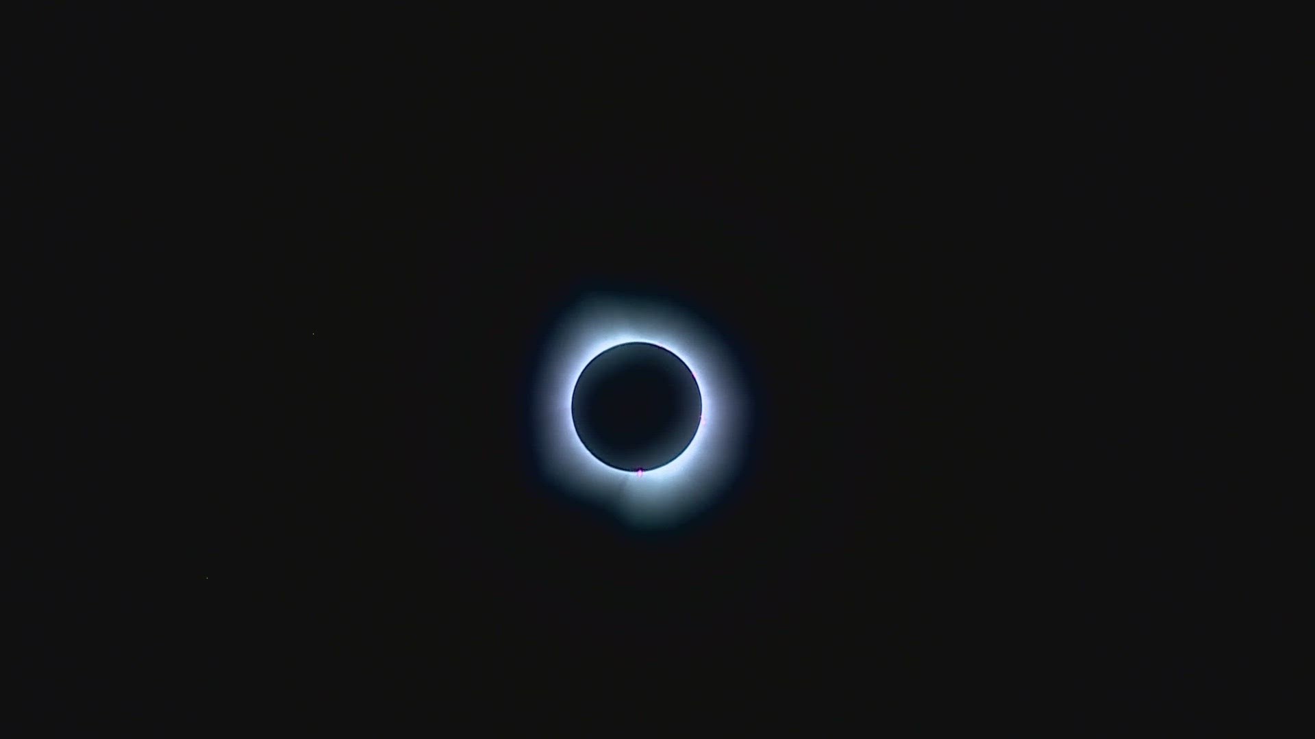 "That's my third ... totality, and I wept that time," he said. "The only time I wept in just viewing something was the birth of my child. That's truly awesome."