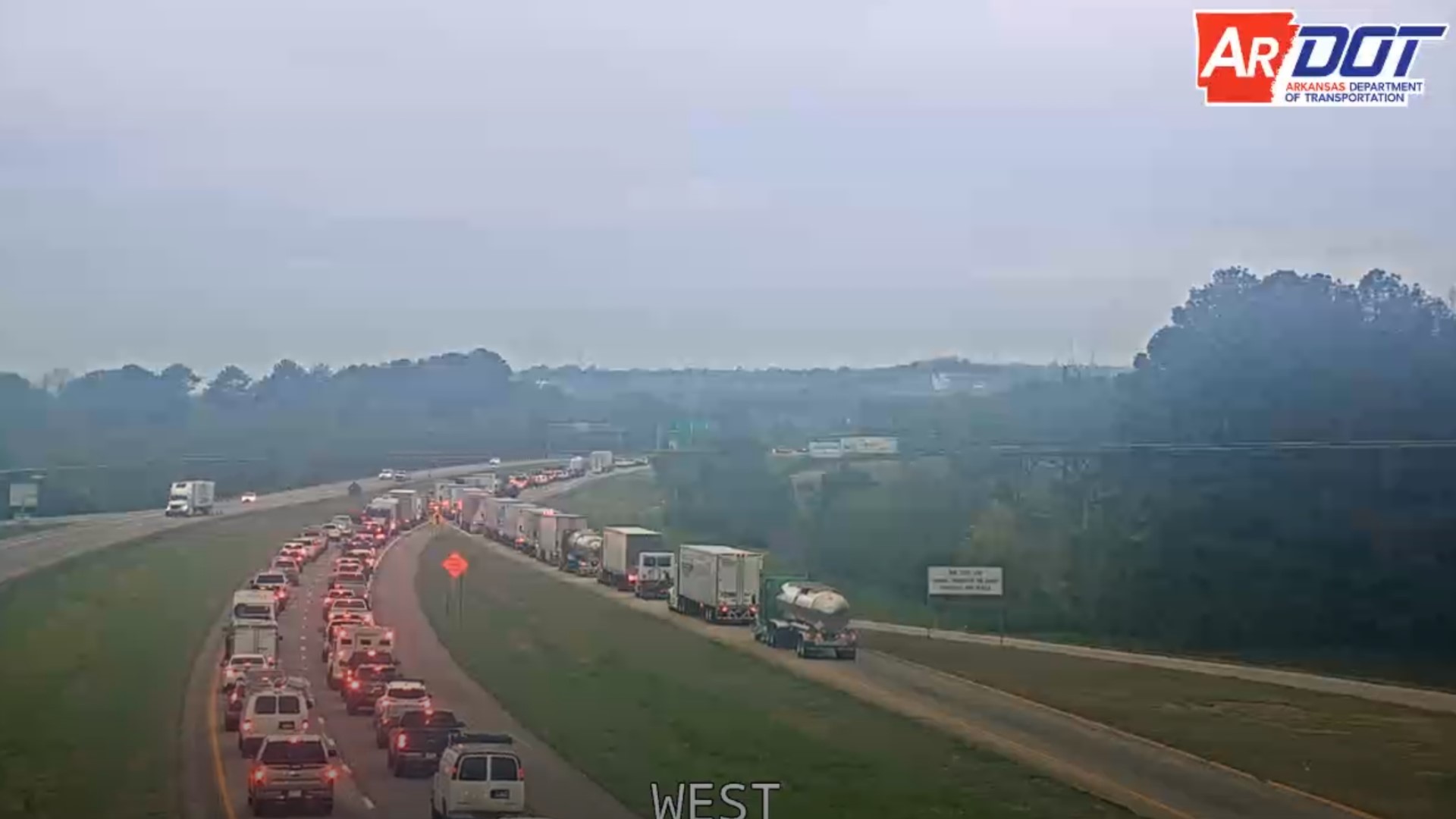 Crash impacts westbound traffic on I-40 in Crawford County ...