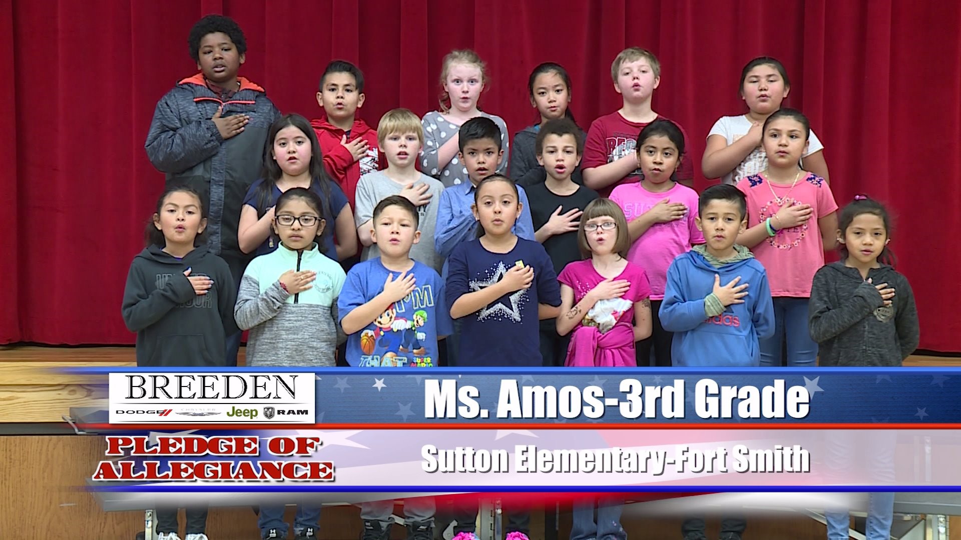 Ms. Amos  3rd Grade  Sutton Elementary  Fort Smith