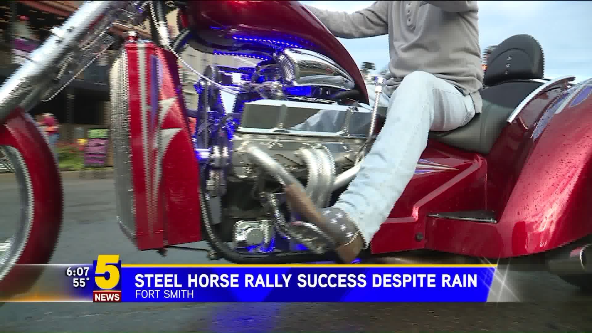 Steel Horse Rally Continues Despite Rain