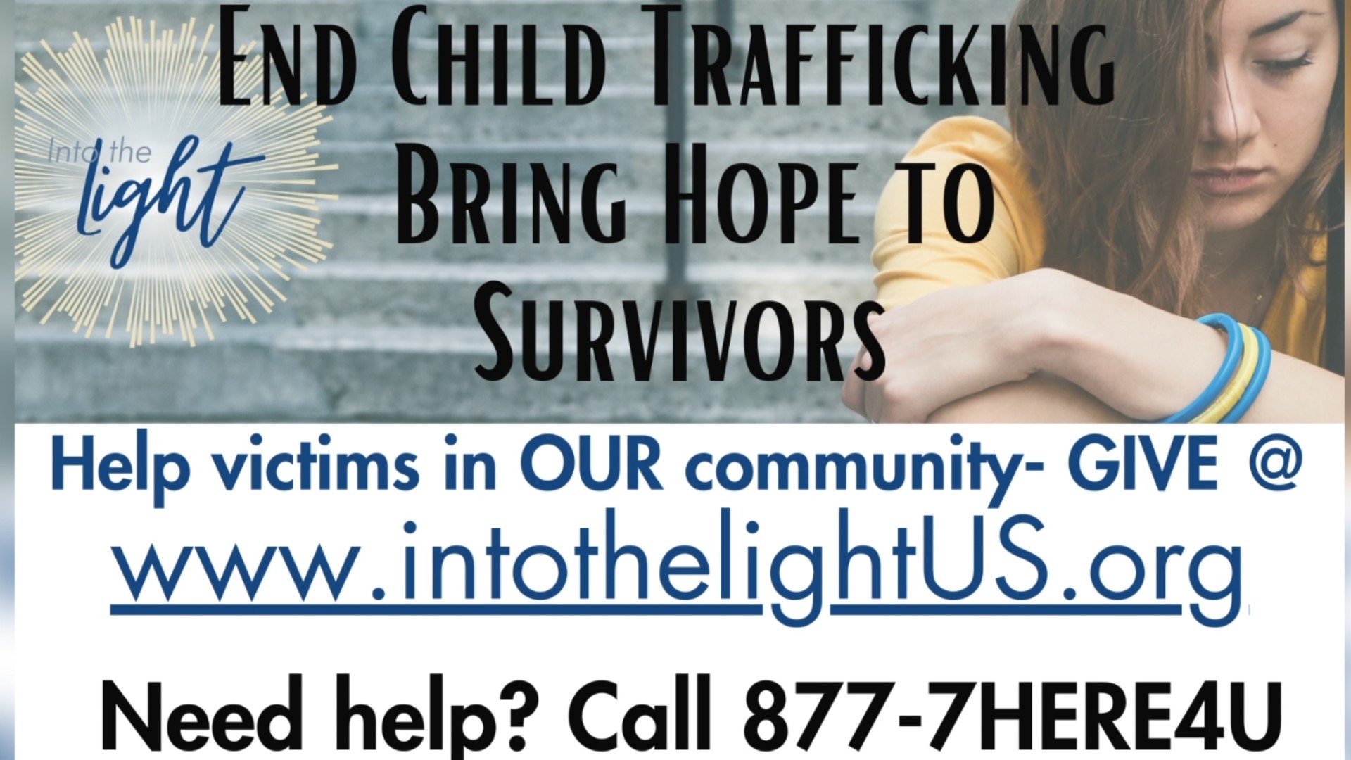 A Mountain Home nonprofit organization is working day in and day out to stop human trafficking by raising money for billboards.