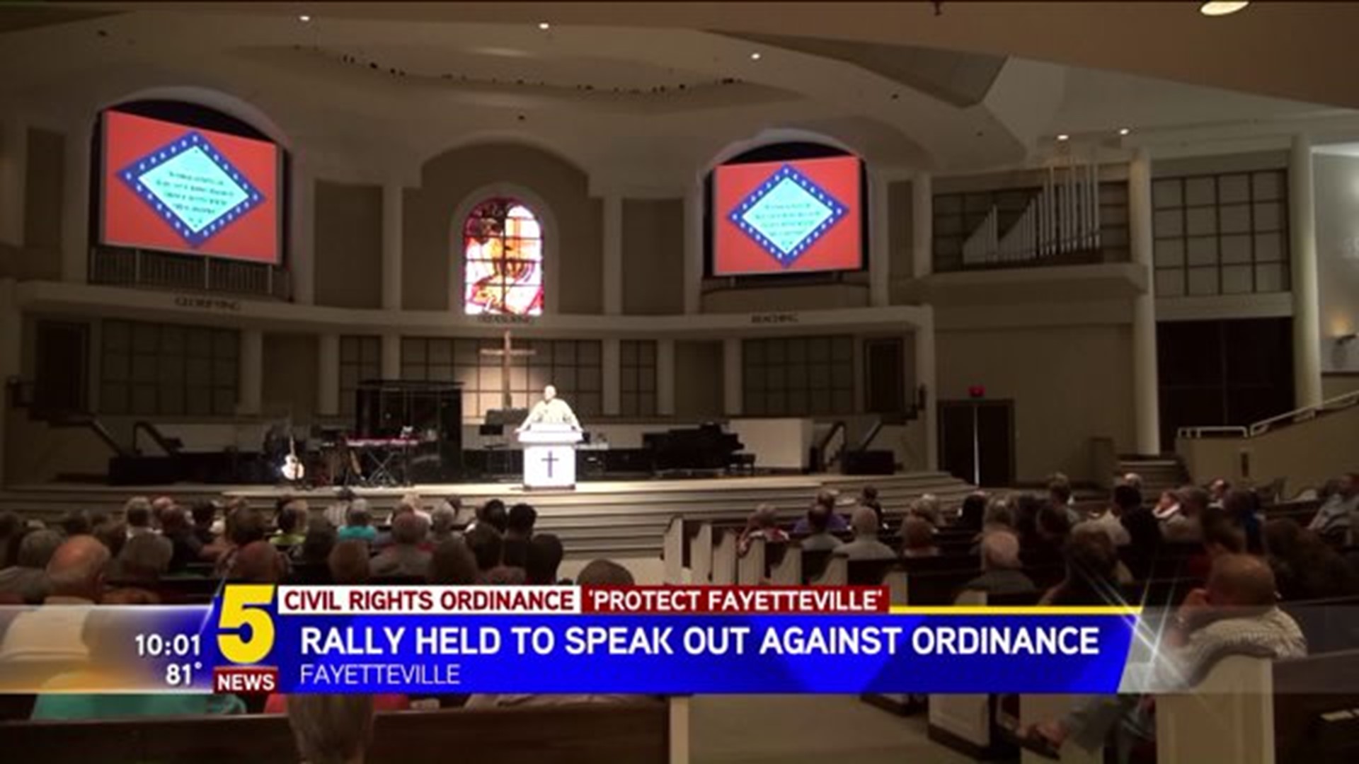 "Protect Fayetteville" Holds Rally To Oppose Civil Rights Ordinance