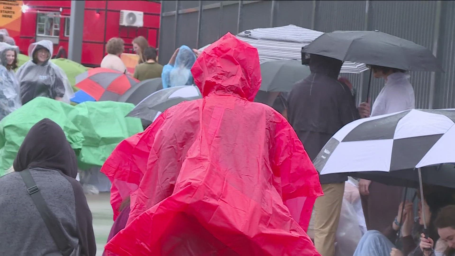 LUCKILY TONIGHT'S SHOW WASN'T RAINED OUT, BUT SEVERE WEATHER SEASON CAN MAKE SOME CONCERT PLANS UNPREDICTABLE...