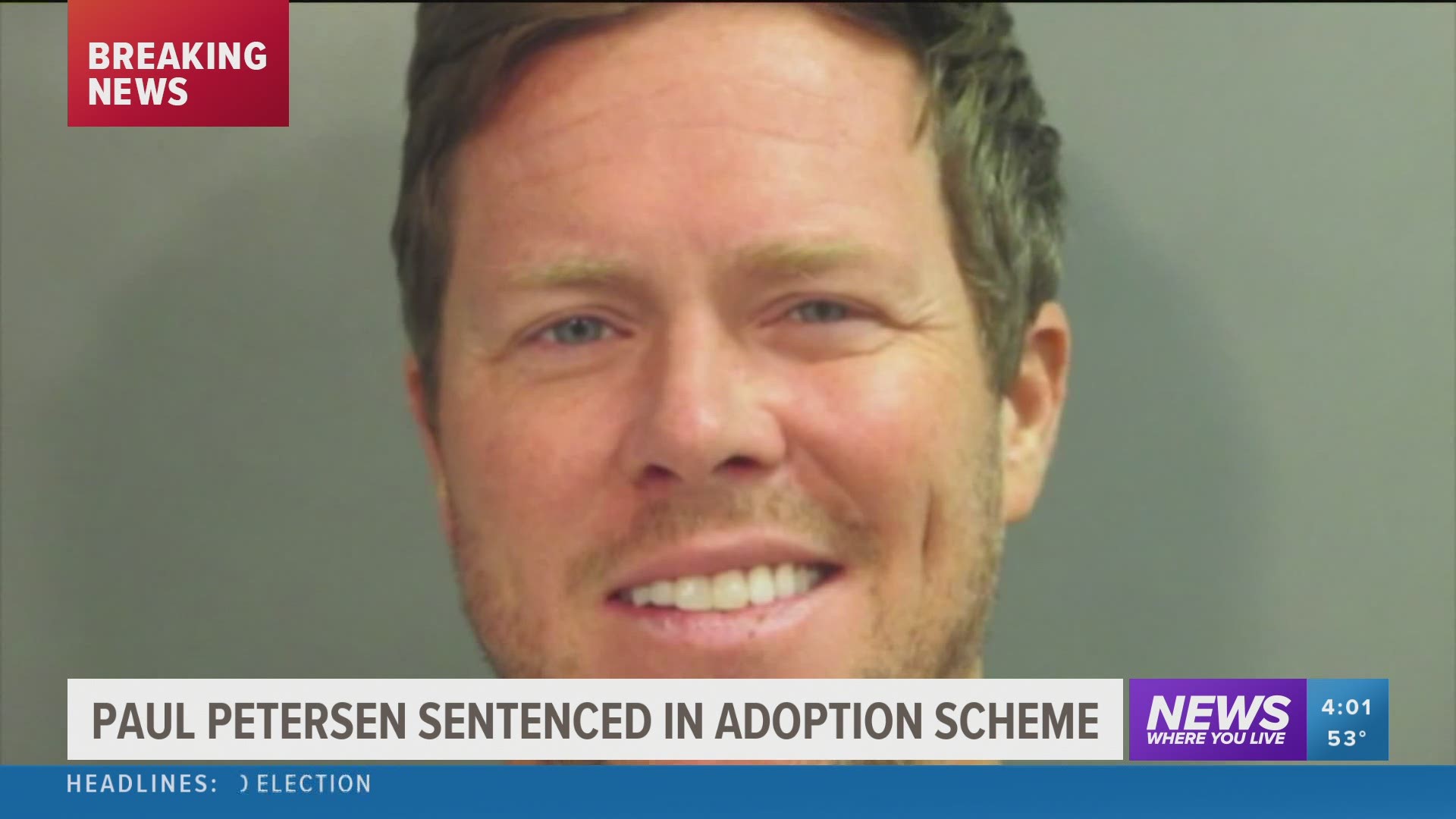 Paul Petersen sentenced in adoption scheme