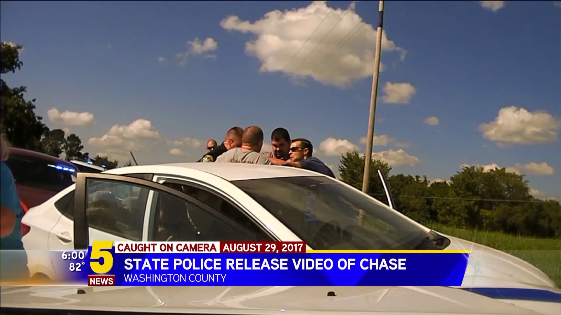 WATCH Arkansas State Police Release Footage Of HighSpeed Car Chase