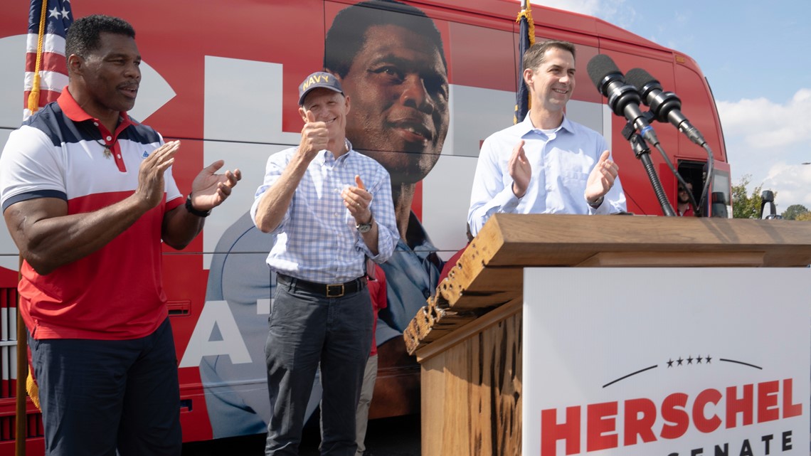 Herschel Walker gets boost from Sen. Tom Cotton amid abortion controversy – KFSM