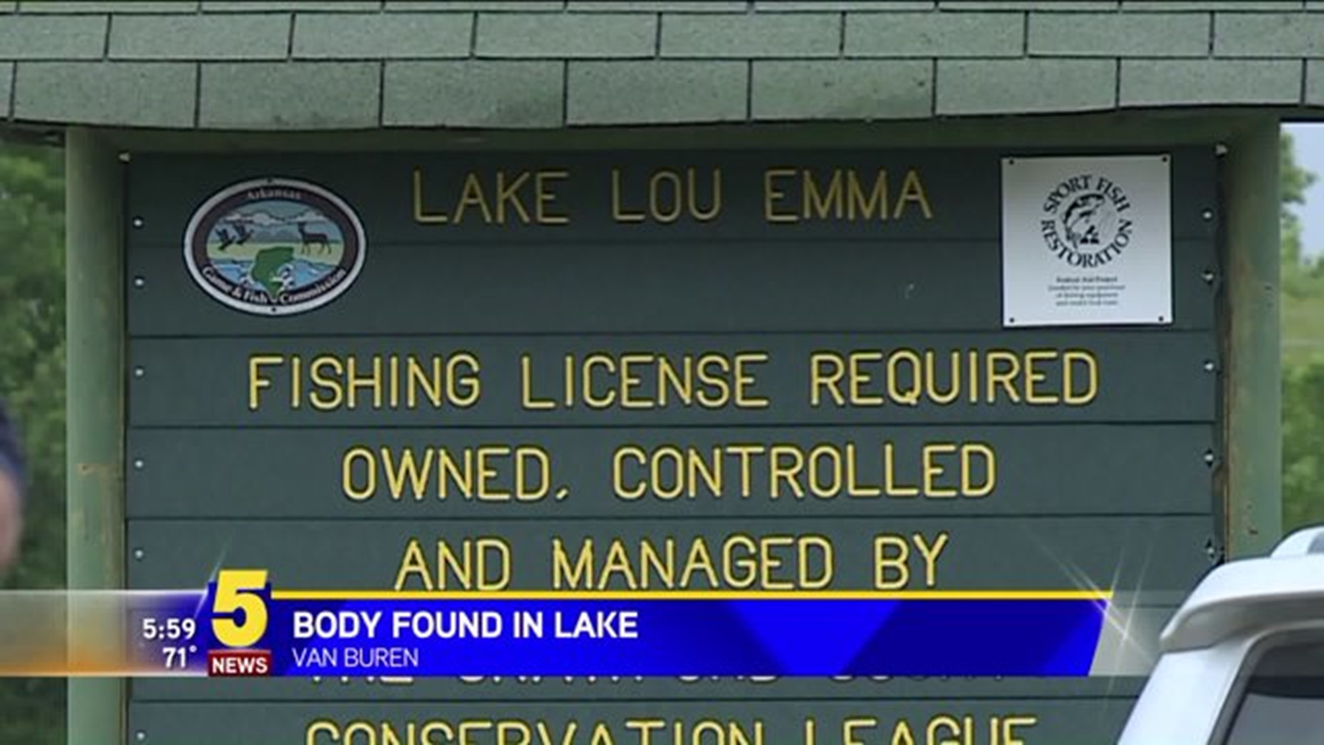 Body Found in Lake Lou Emma