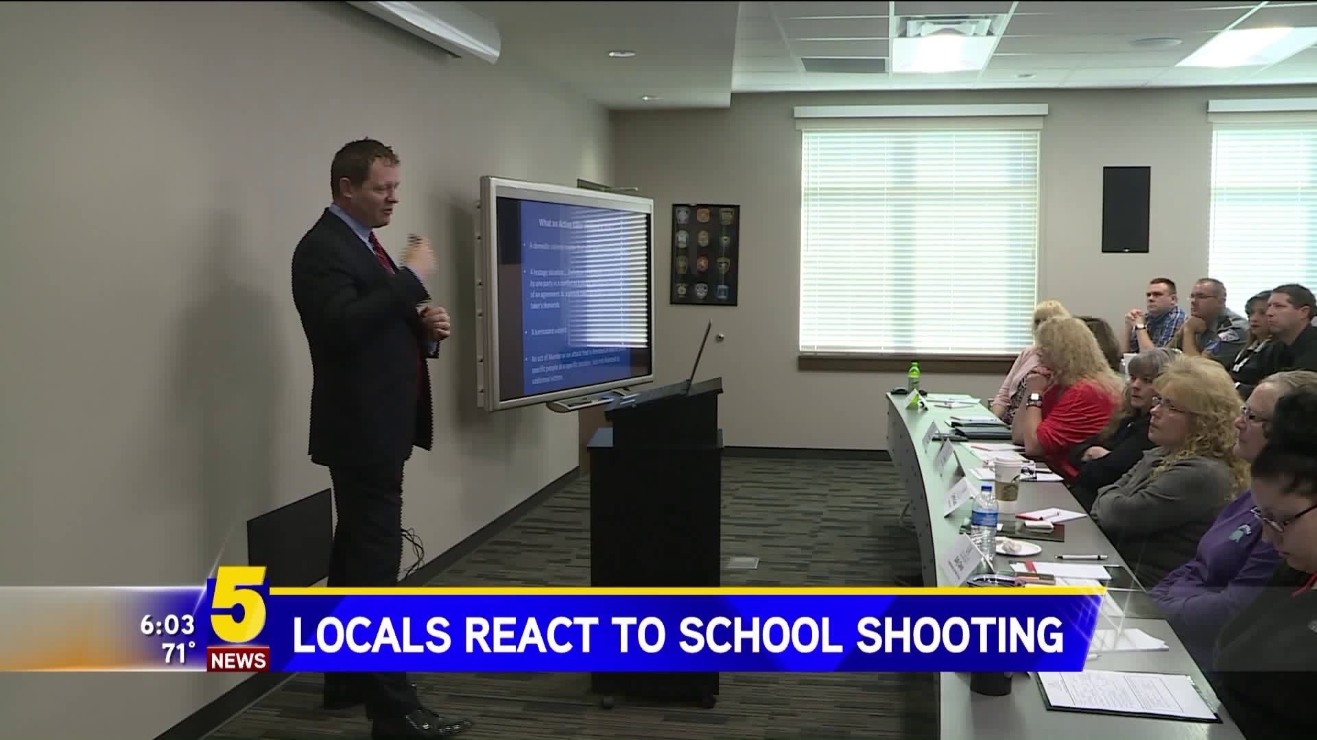 Locals React To School Shooting