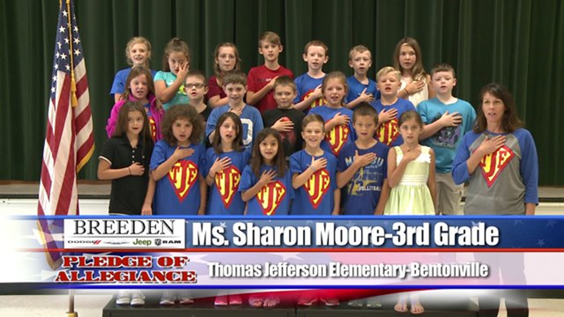 Thomas Jefferson Elementary - Bentonville - Ms. Sharon Moore - 3rd Grade