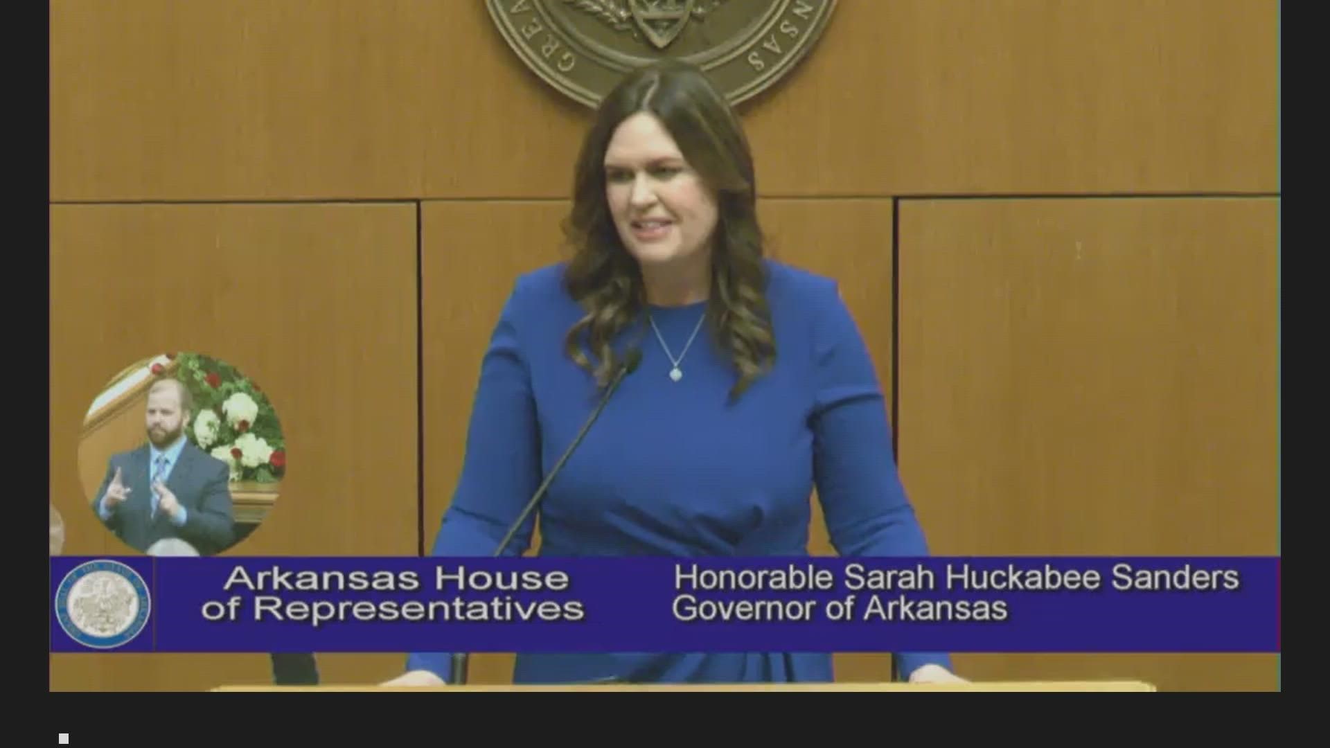 Sarah Huckabee Sanders makes her first remarks after being sworn in as the Governor of Arkansas on January 10, 2023. | Full Speech
