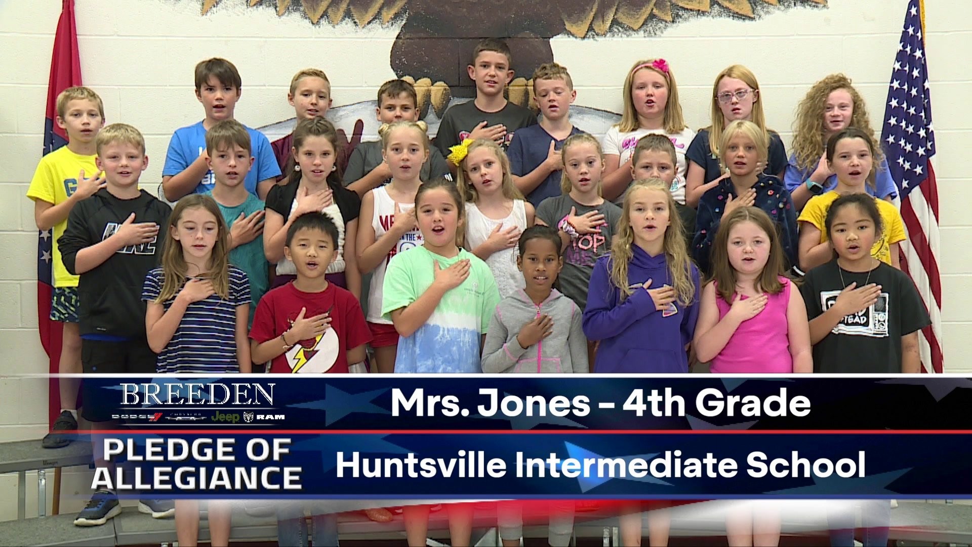 Mrs. Jones 4th Grade Huntsville Intermediate School