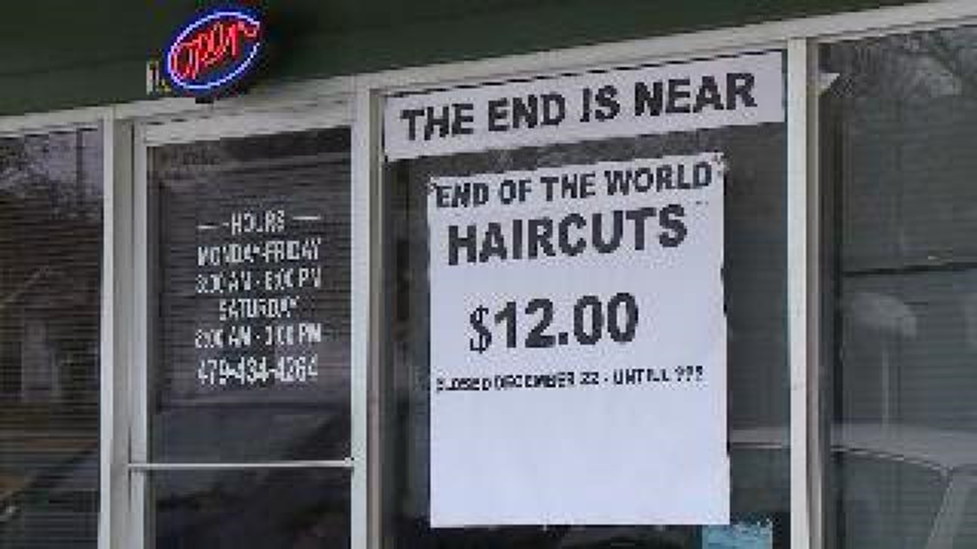 Fort Smith Barber Offers End of the World Haircuts