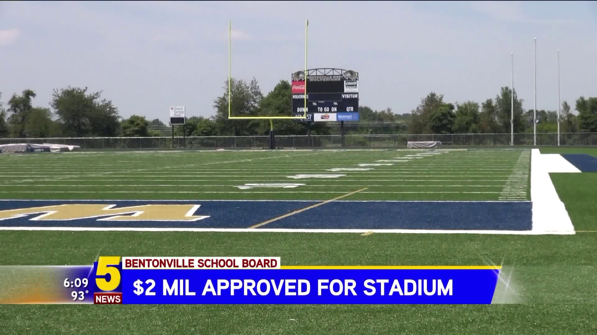 $2 Mil Approved For Stadium
