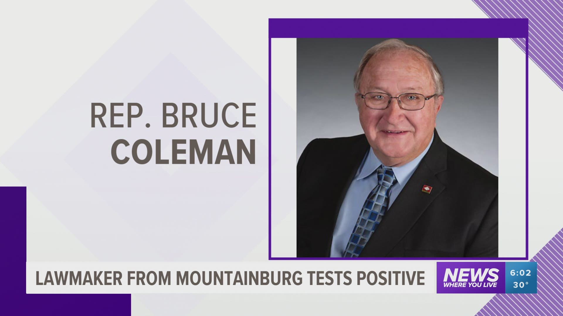 Lawmaker from Mountainburg tests positive for COVID-19
