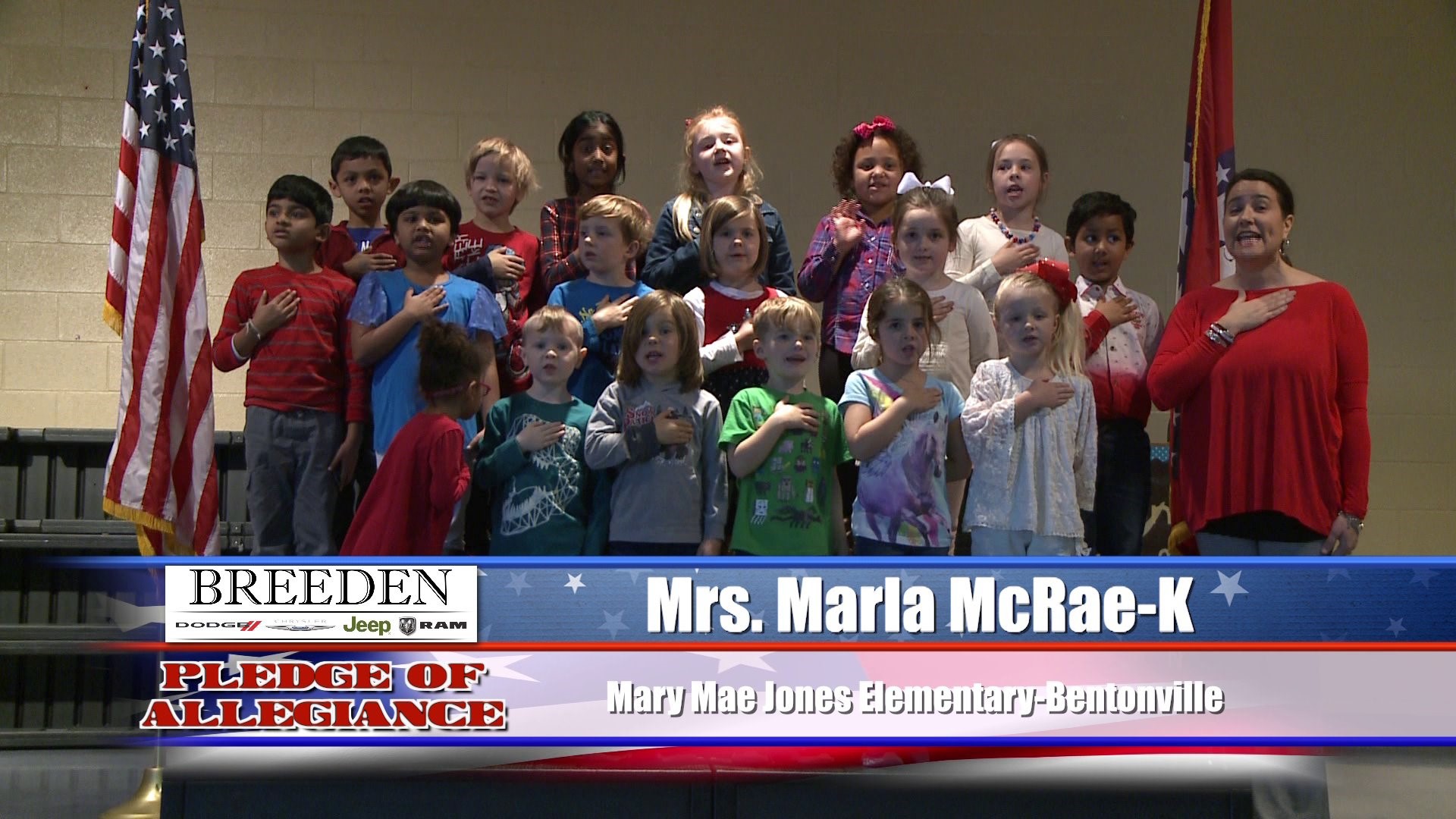 Mrs. Marla McRae  K  Mary Mae Jones Elementary - Bentonville