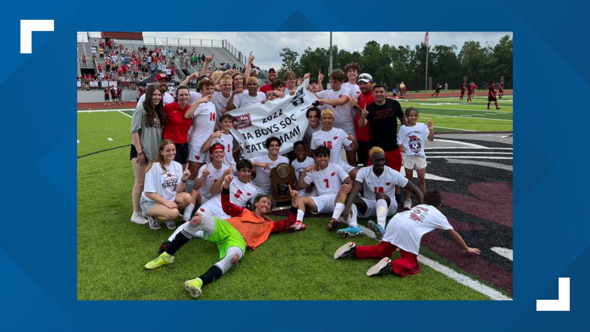 Farmington wins first ever boys' soccer state championship