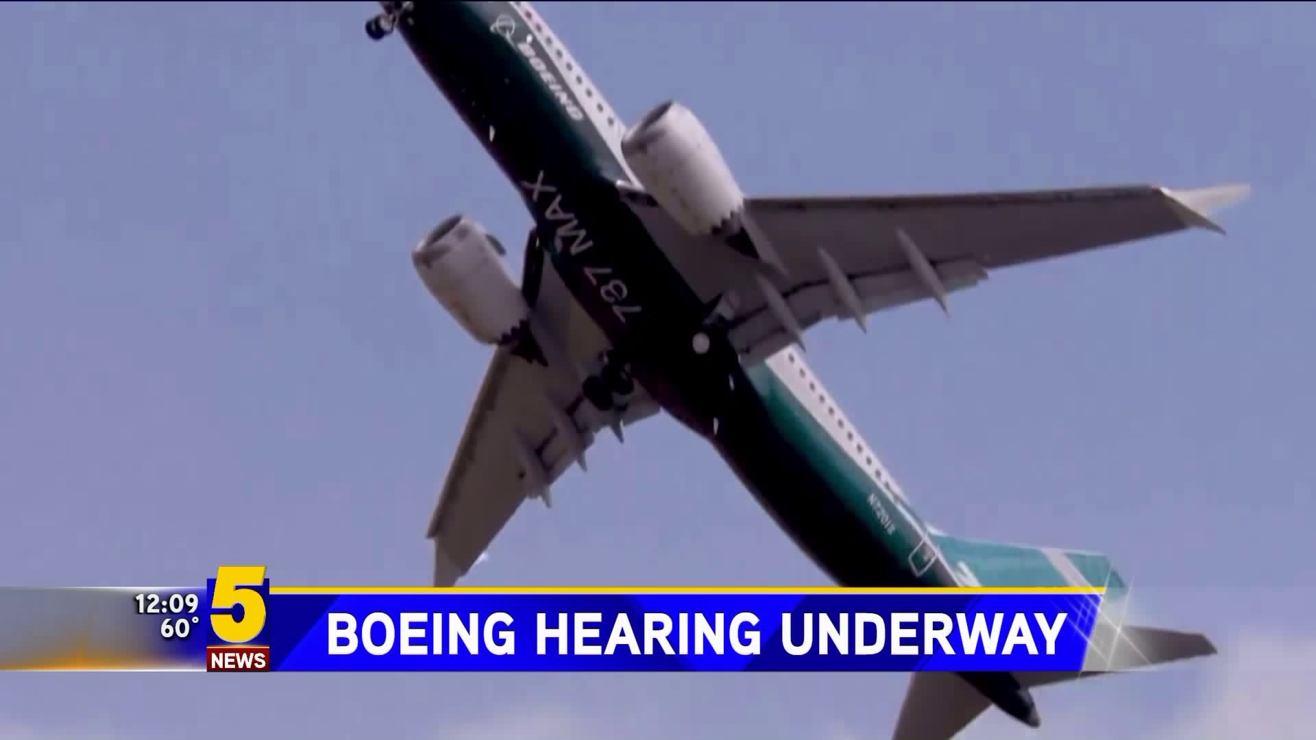 Boeing Hearing Underway