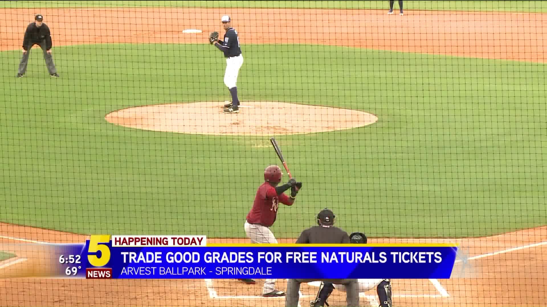 Good Grades & Free Tickets to NWA Naturals Game