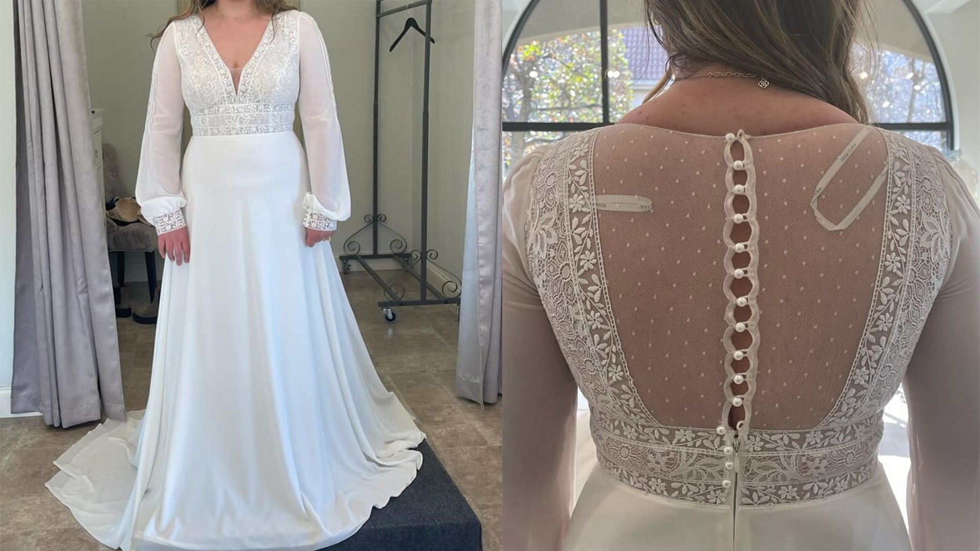 A wedding dress that was accidentally donated to Goodwill has been reunited with its owner in Rogers.