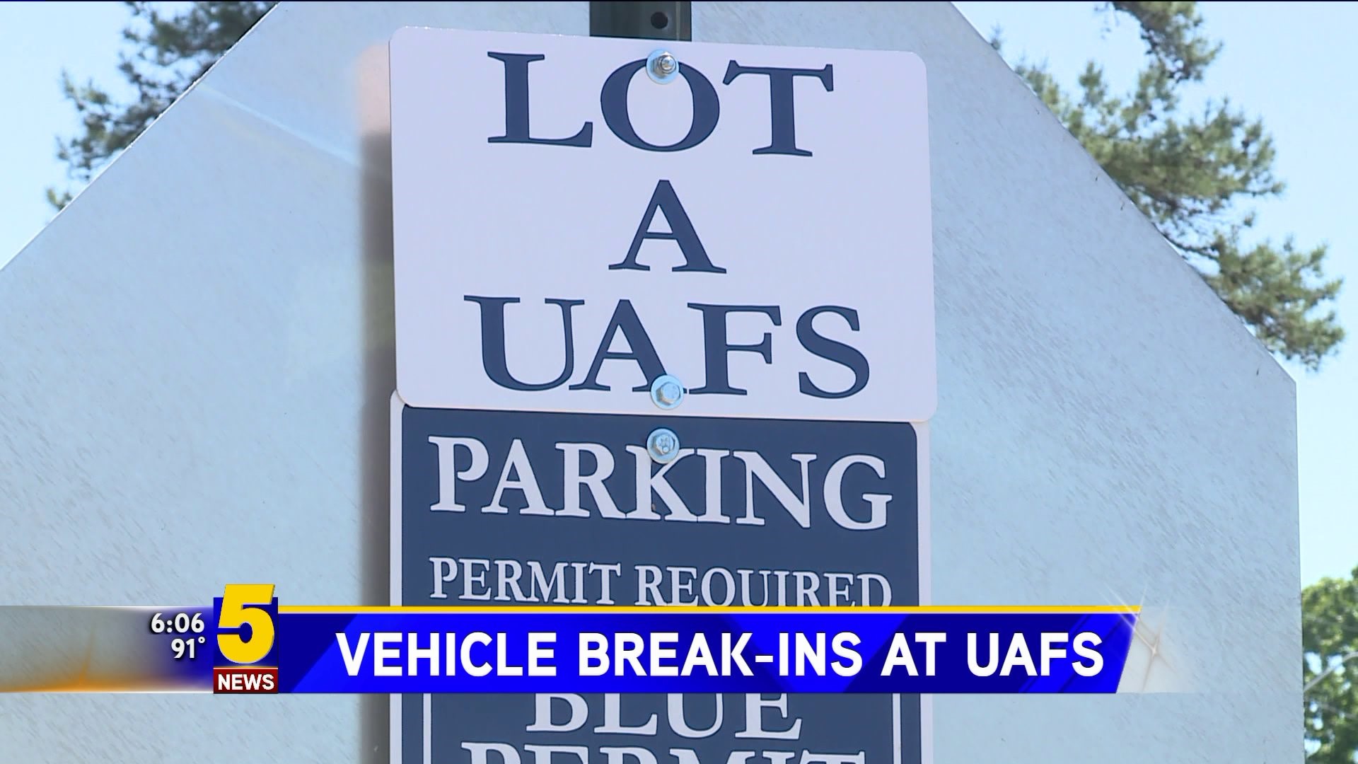 Vehicle Break-Ins At UAFS