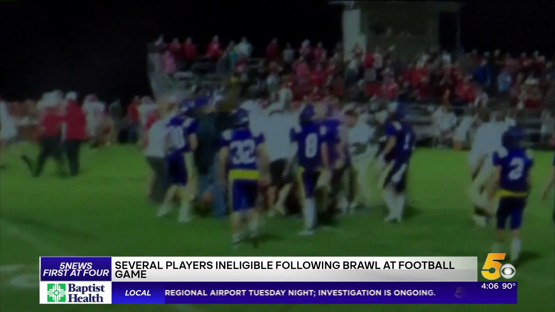 Several Football Players Not Eligible After Brawl