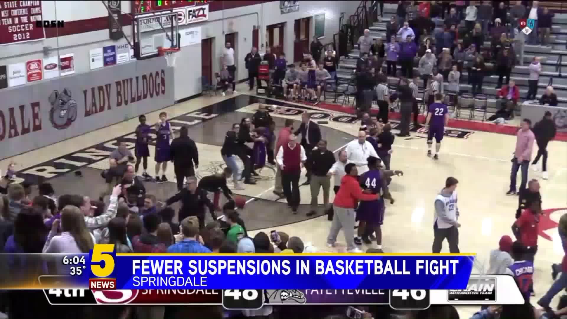 Fewer Suspensions in Basketball Fight in Springdale