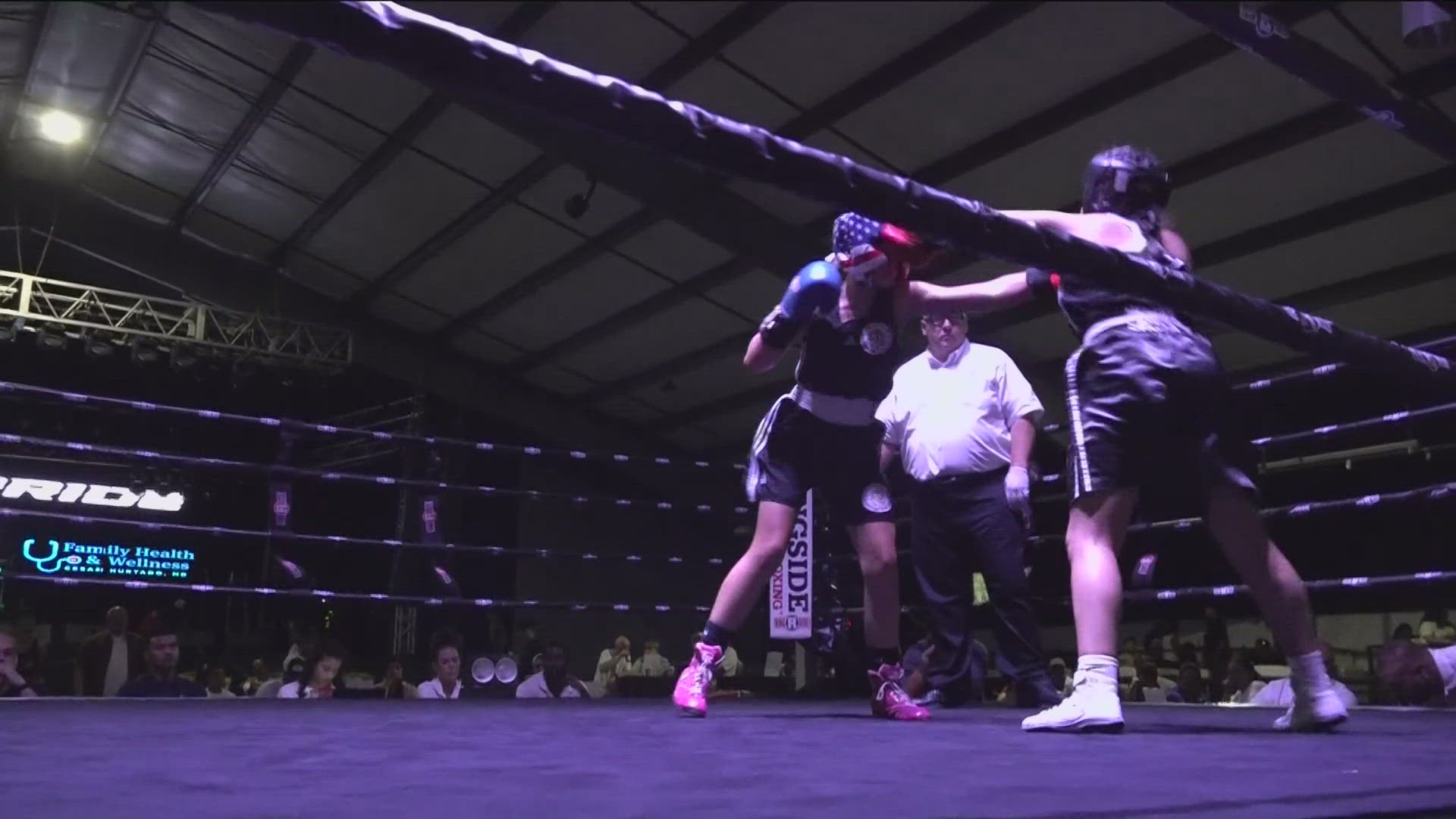 Hunger and Action Boxing Gym hosted their Guns Down Gloves Up event with their message being violence only belongs inside a boxing ring.