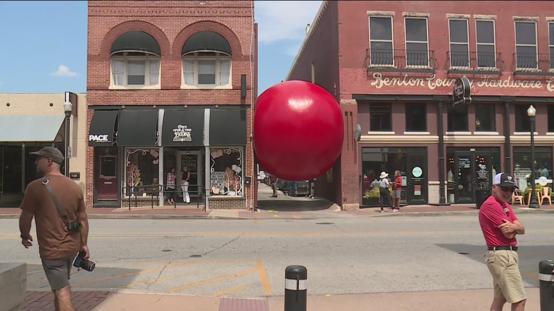 "It's been going now for 23 years, over 50 cities all around the world, and it's really great to make Northwest Arkansas a part of the project," Mike Faba said.