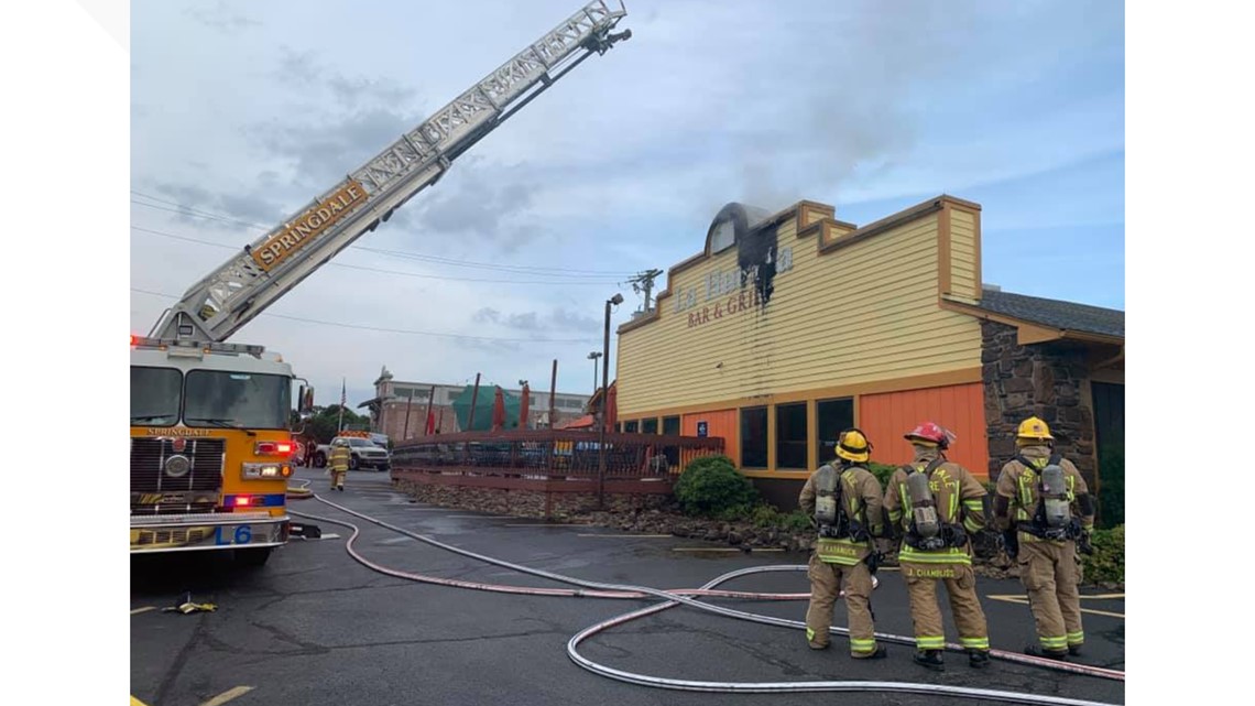 Springdale Fire Department responds to fire at La Huerta