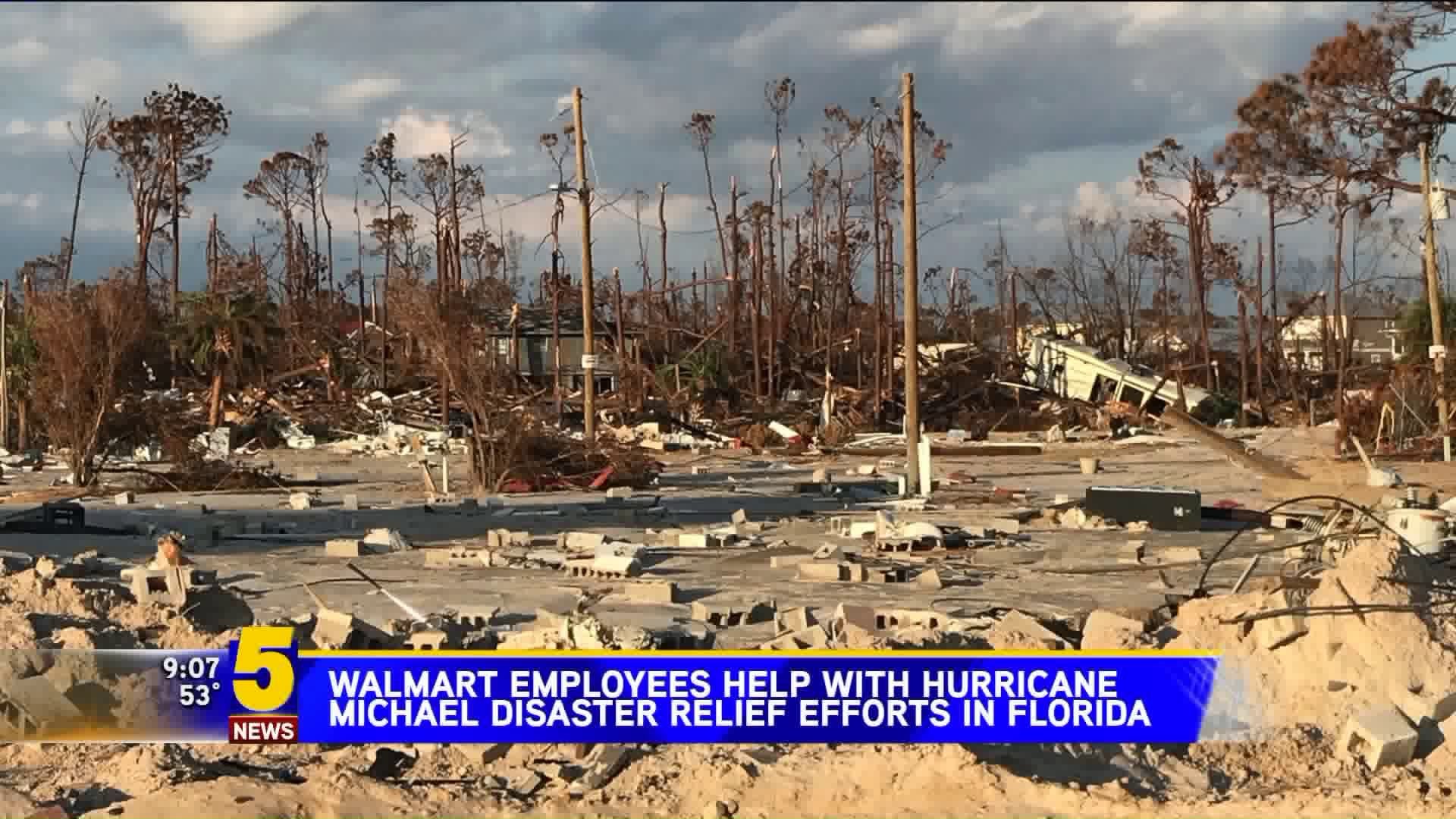 Walmart Helps With Hurricane Michael Cleanup