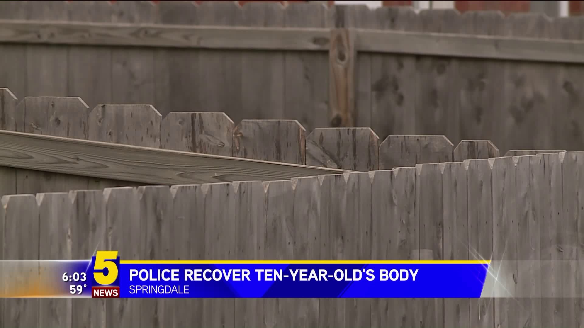 Police Recover Ten-Year-Old`s Body