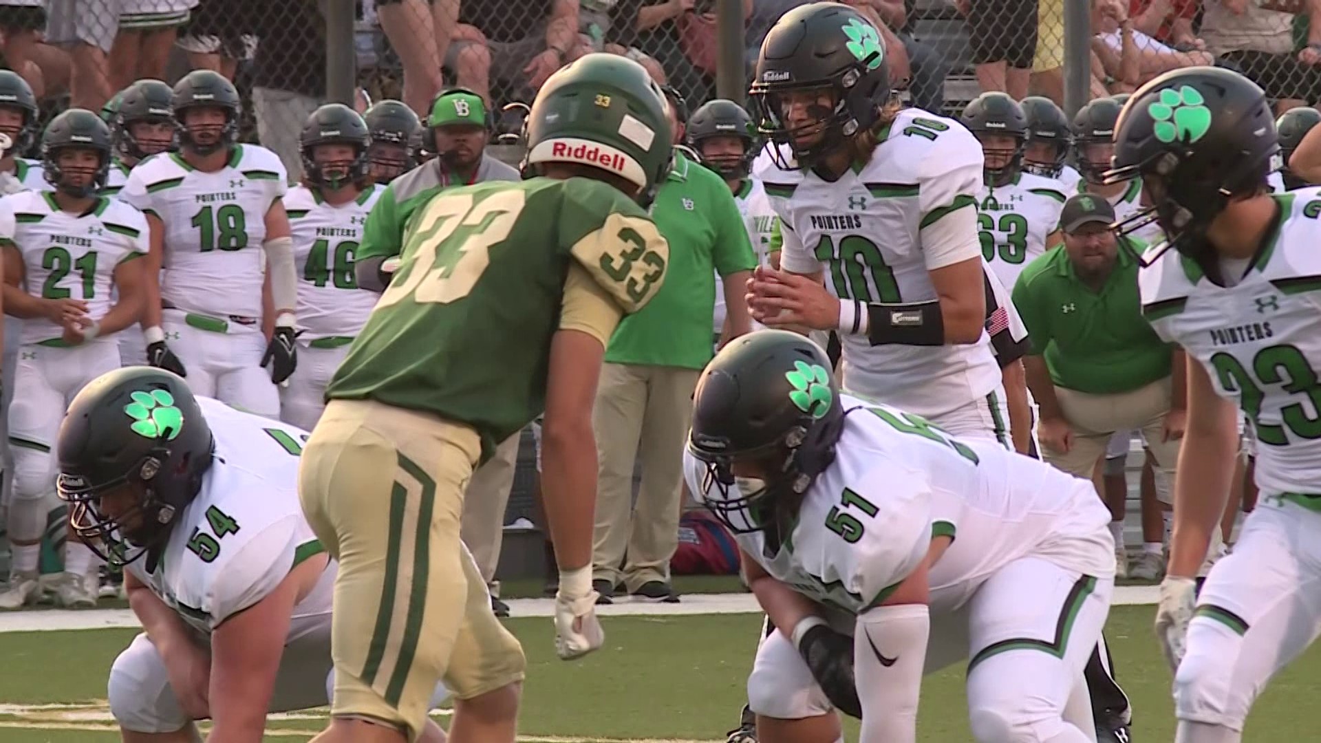 The Alma Airedales went up against the Van Buren Pointers once again in the historic Battle of the Bones.