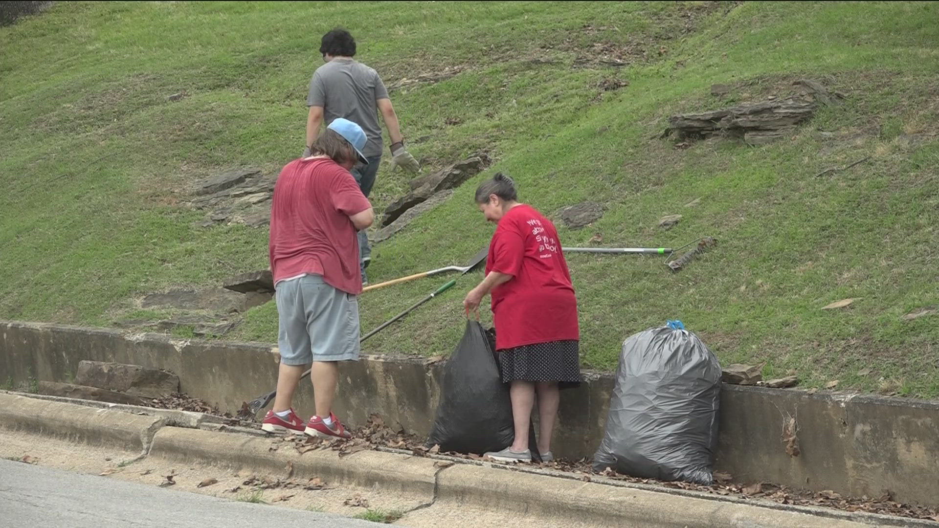 Volunteers participated in a community-wide clean up of what will soon be the Black Historic District in Fayetteville.