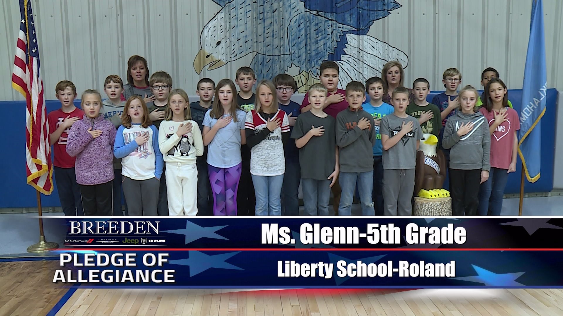 Ms. Glenn  5th Grade Liberty School, Roland
