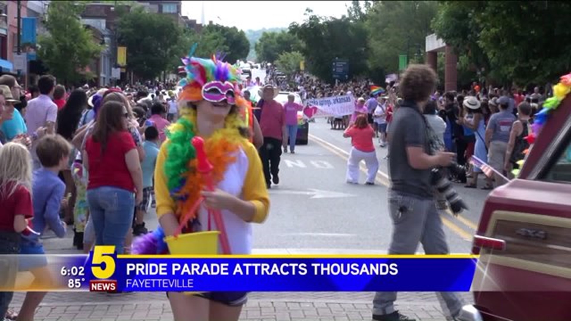 Fayetteville Pride Parade Attracts Thousands