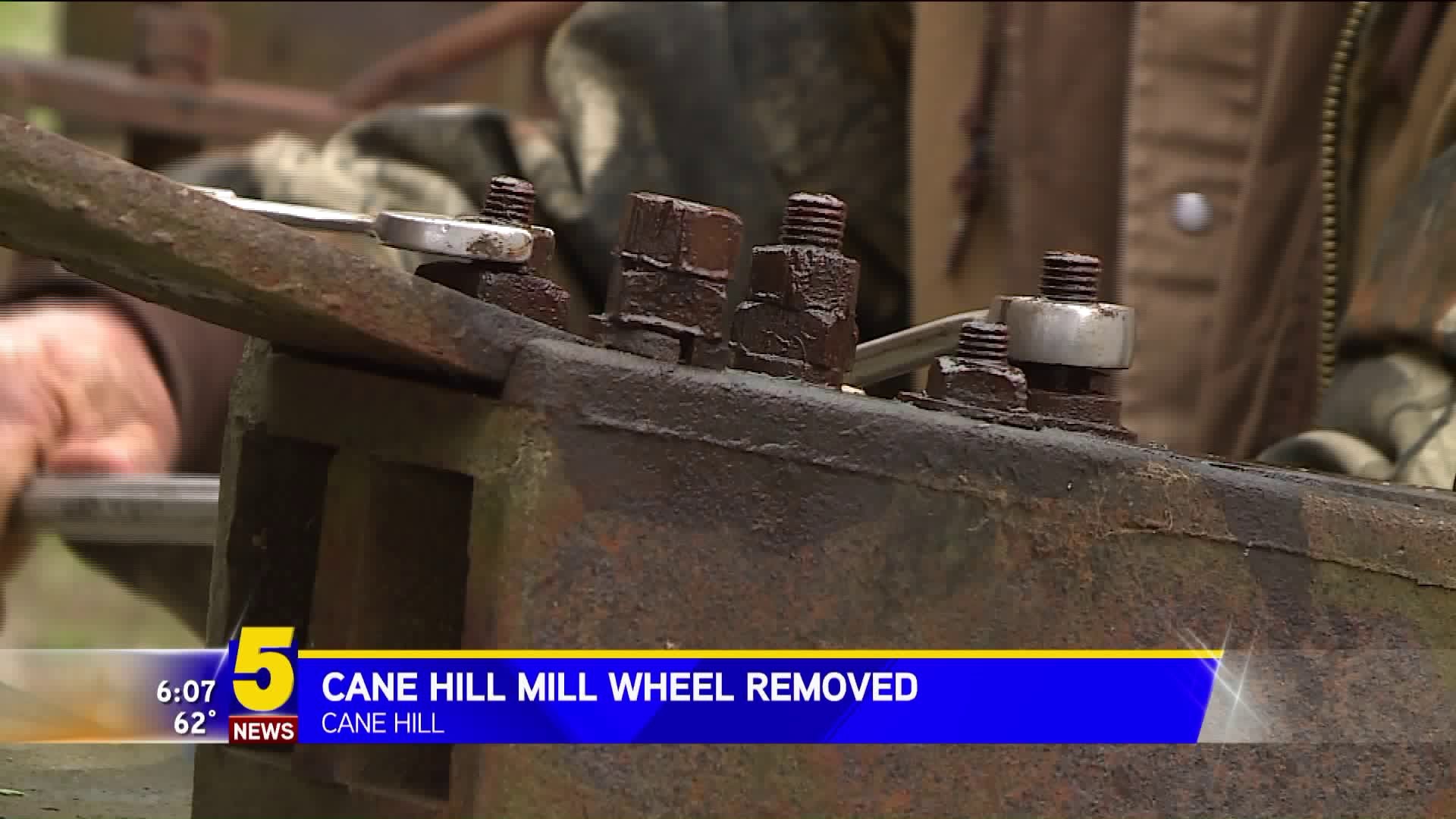 Cane Hill Mill Wheel Removed