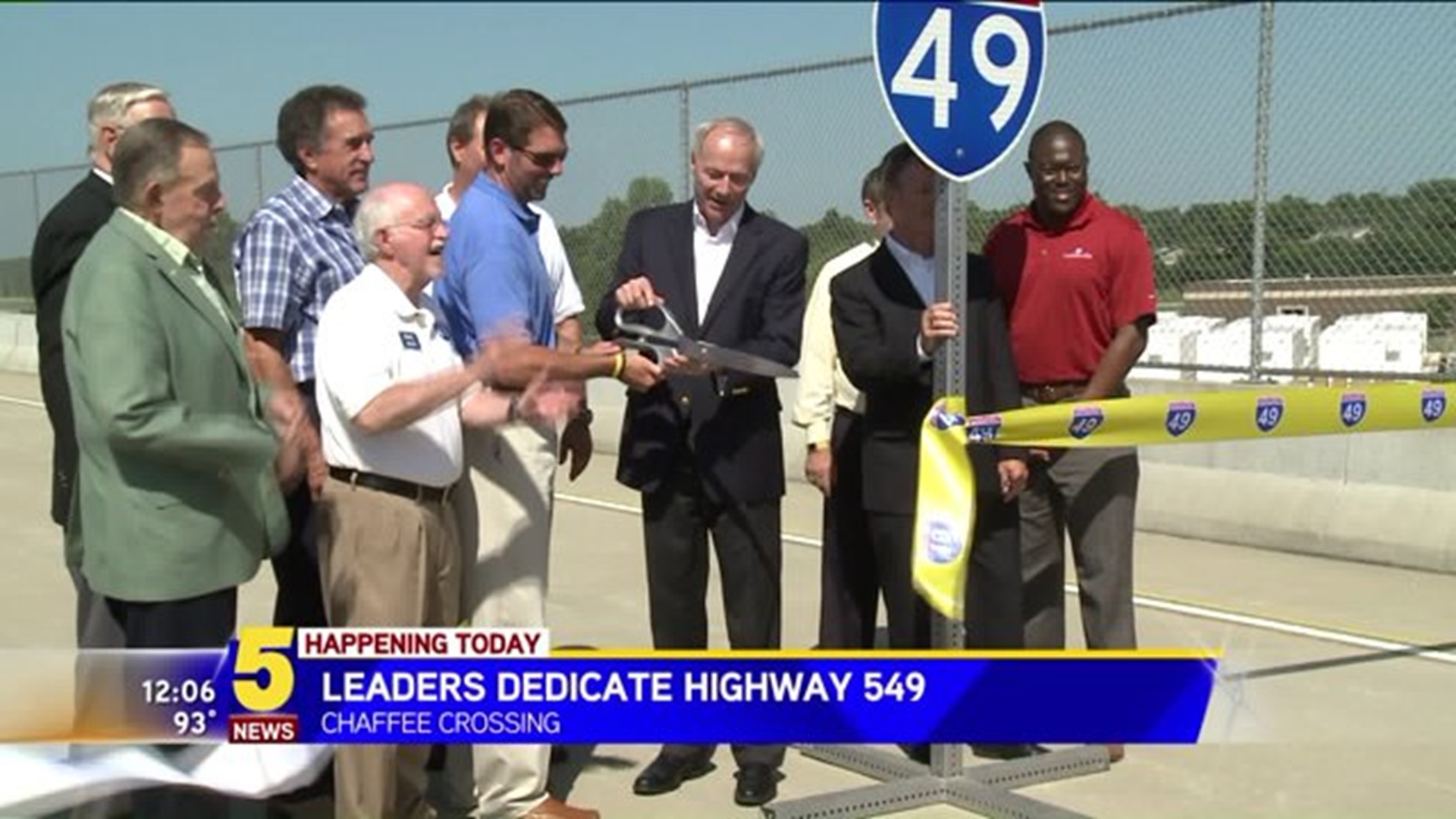 Dedication of Interstate 549