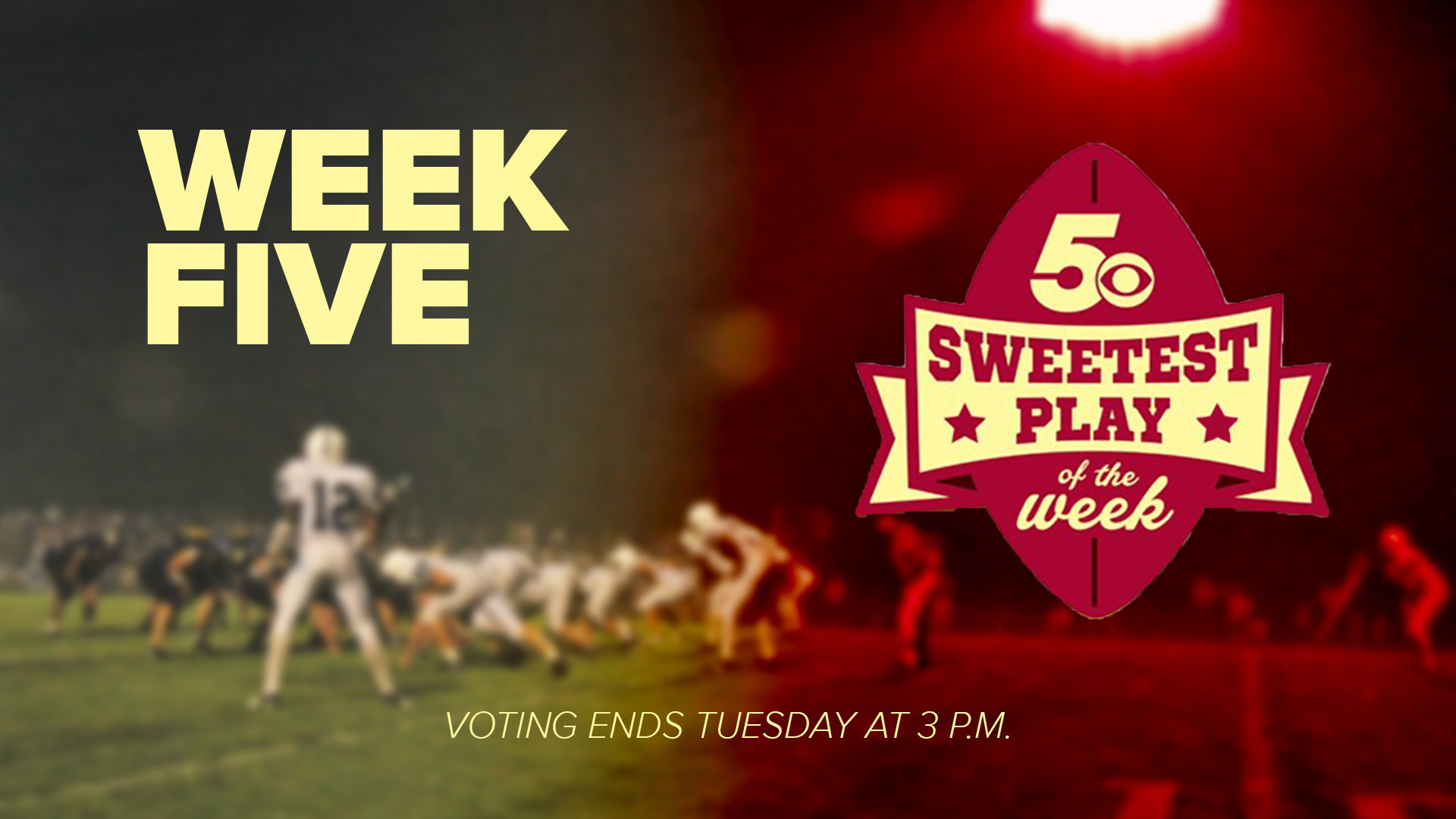 Football Friday Night Week Five was full of sweet plays, but only one can be crowned as Yarnell's SWEETEST.