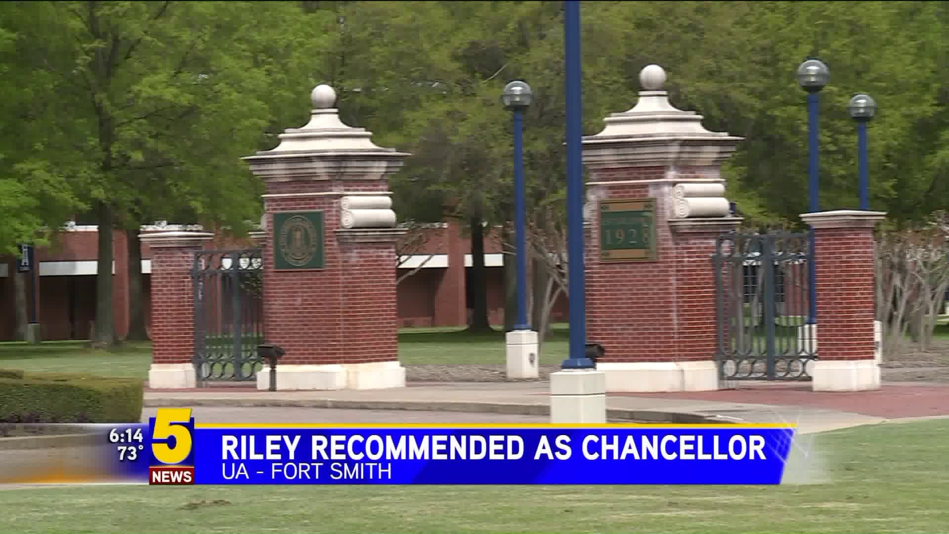 New UAFS Chancellor Recommended By UA Board