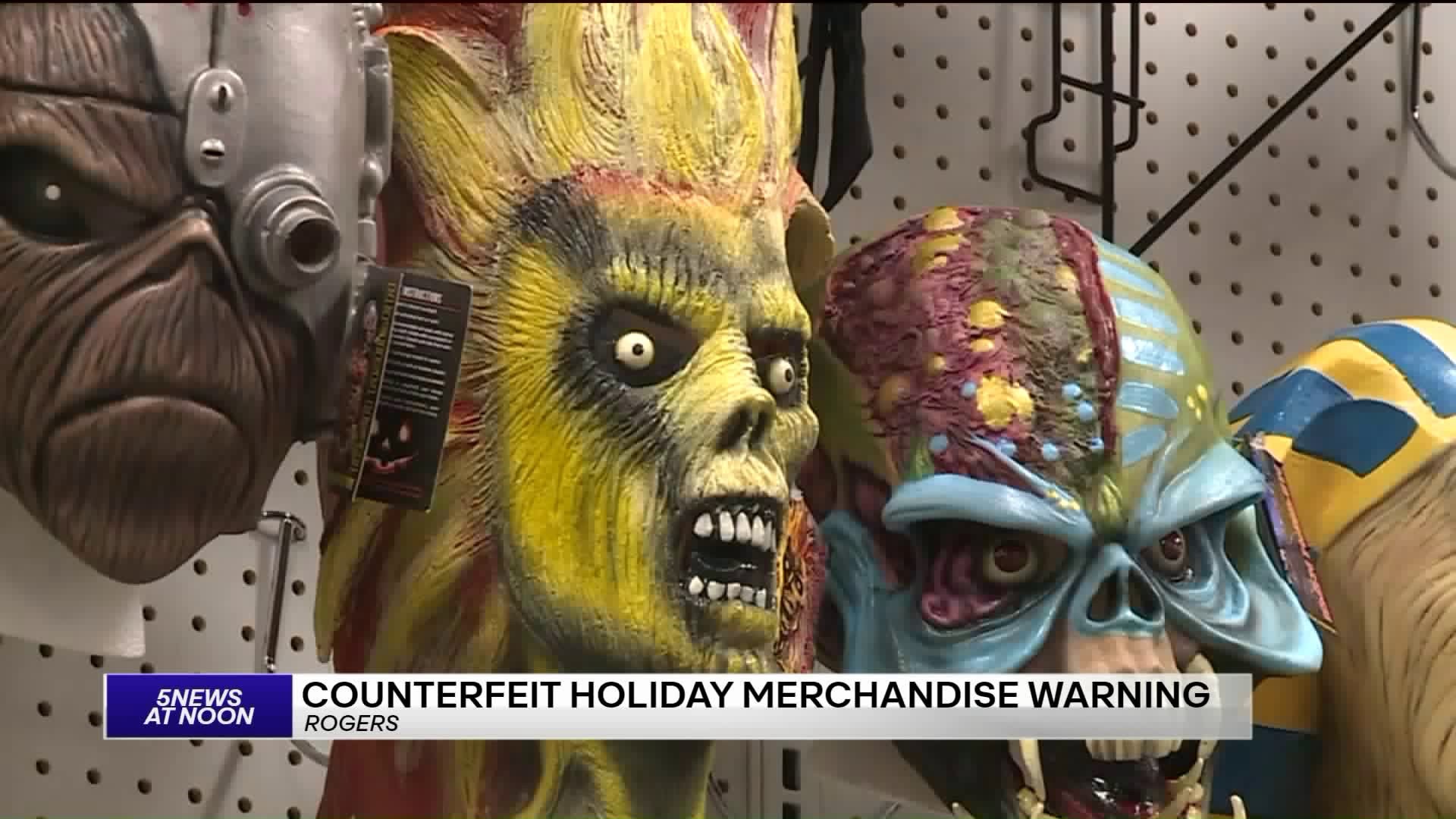 Counterfeit Halloween Merchandise
