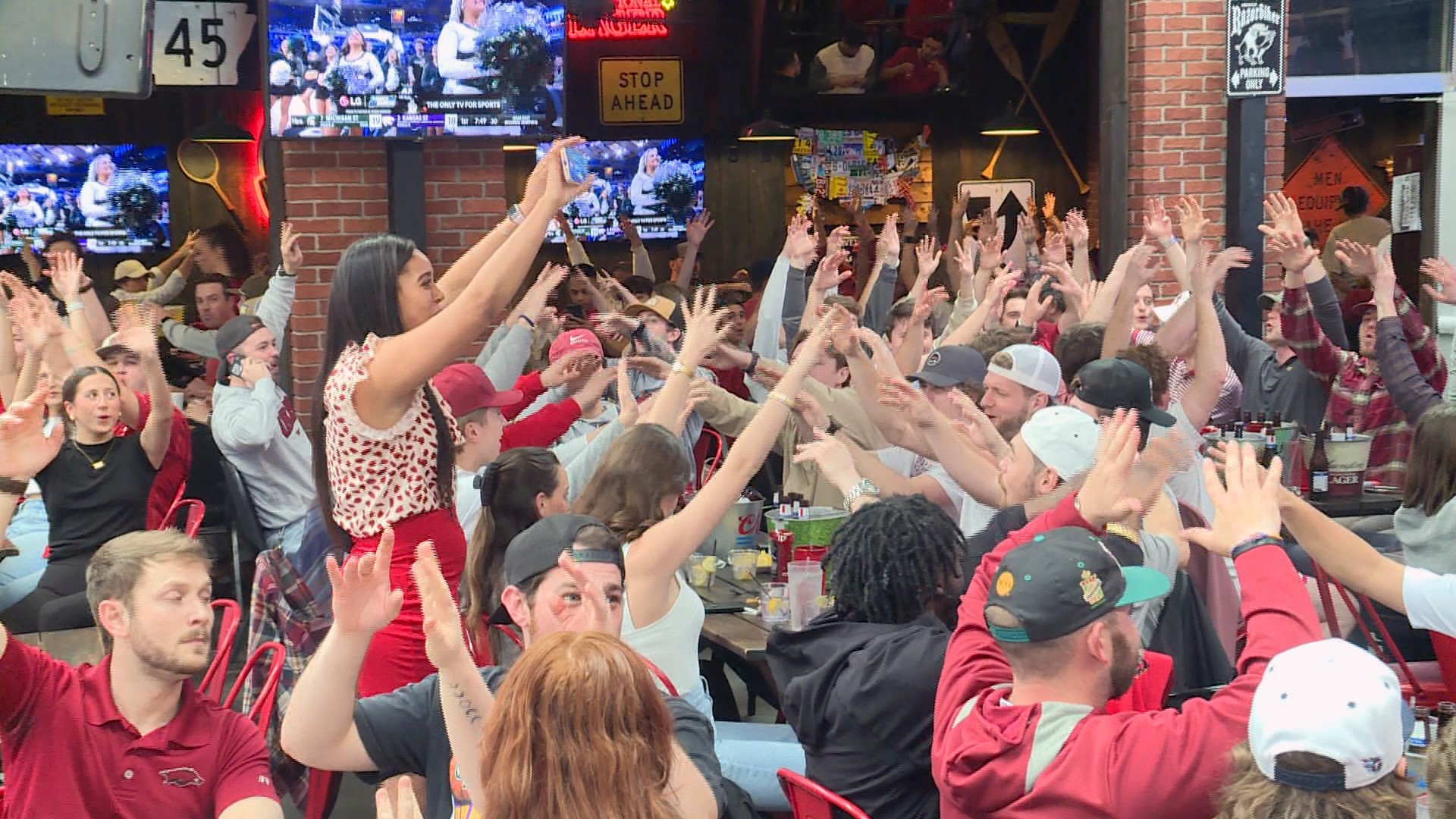 Even with Arkansas' loss to UConn in the Sweet 16, fans say they will continue to "call the Hogs" no matter what!