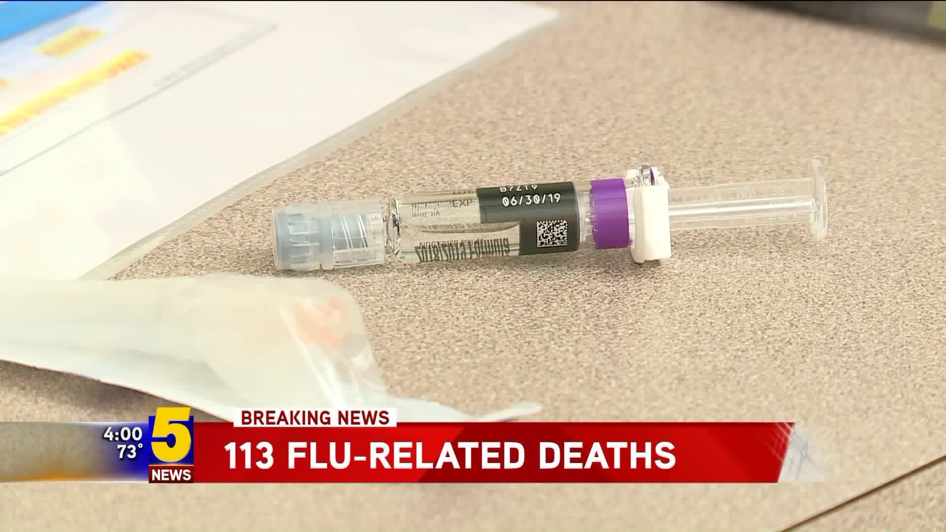 113 Flu Deaths in Arkansas