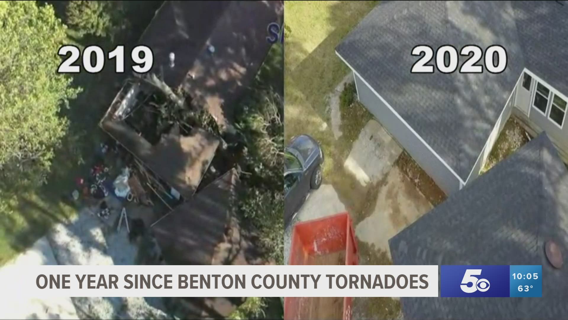 One year since Benton County tornadoes.