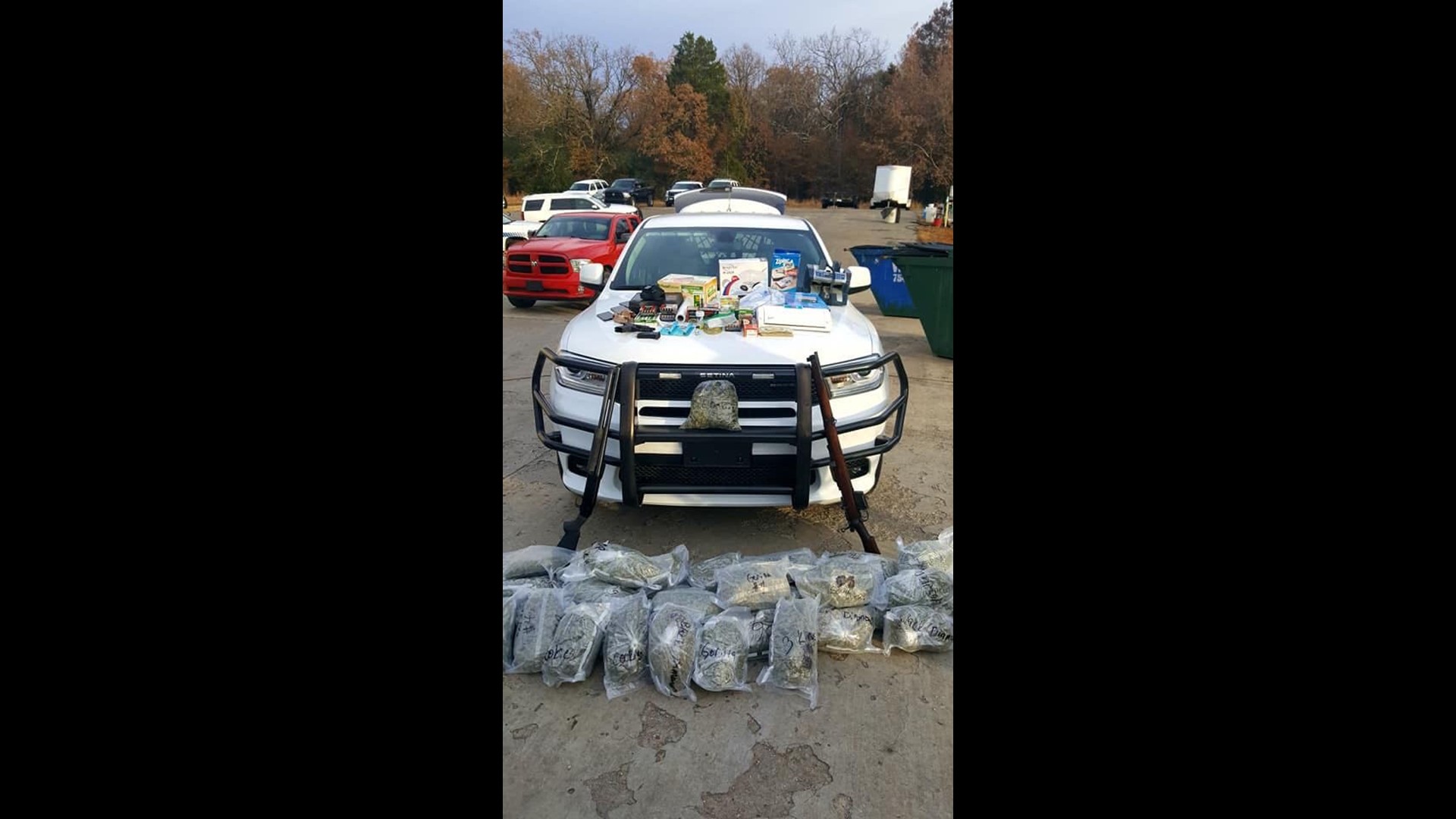 Man Arrested After 50 Pounds Of Marijuana, Meth And Firearms Found In ...