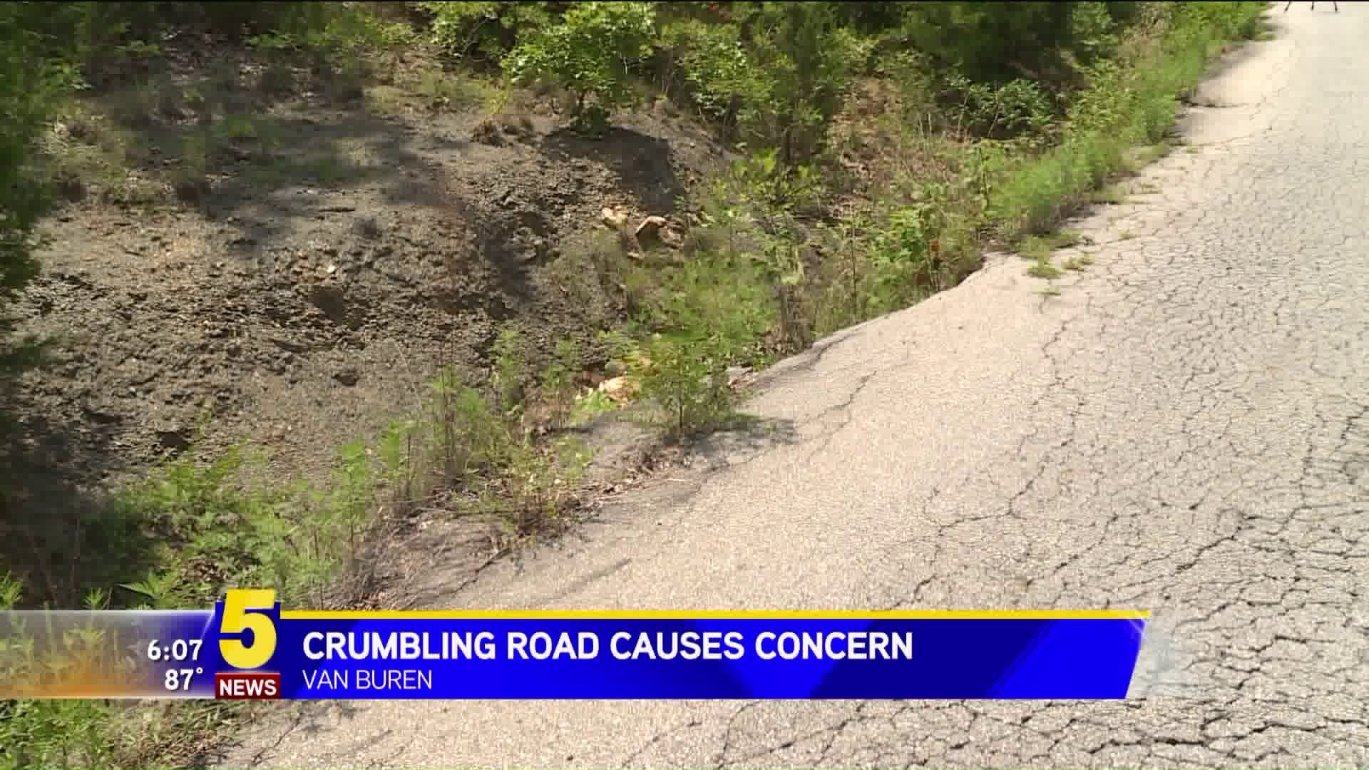 Crumbling Road Causes Concern