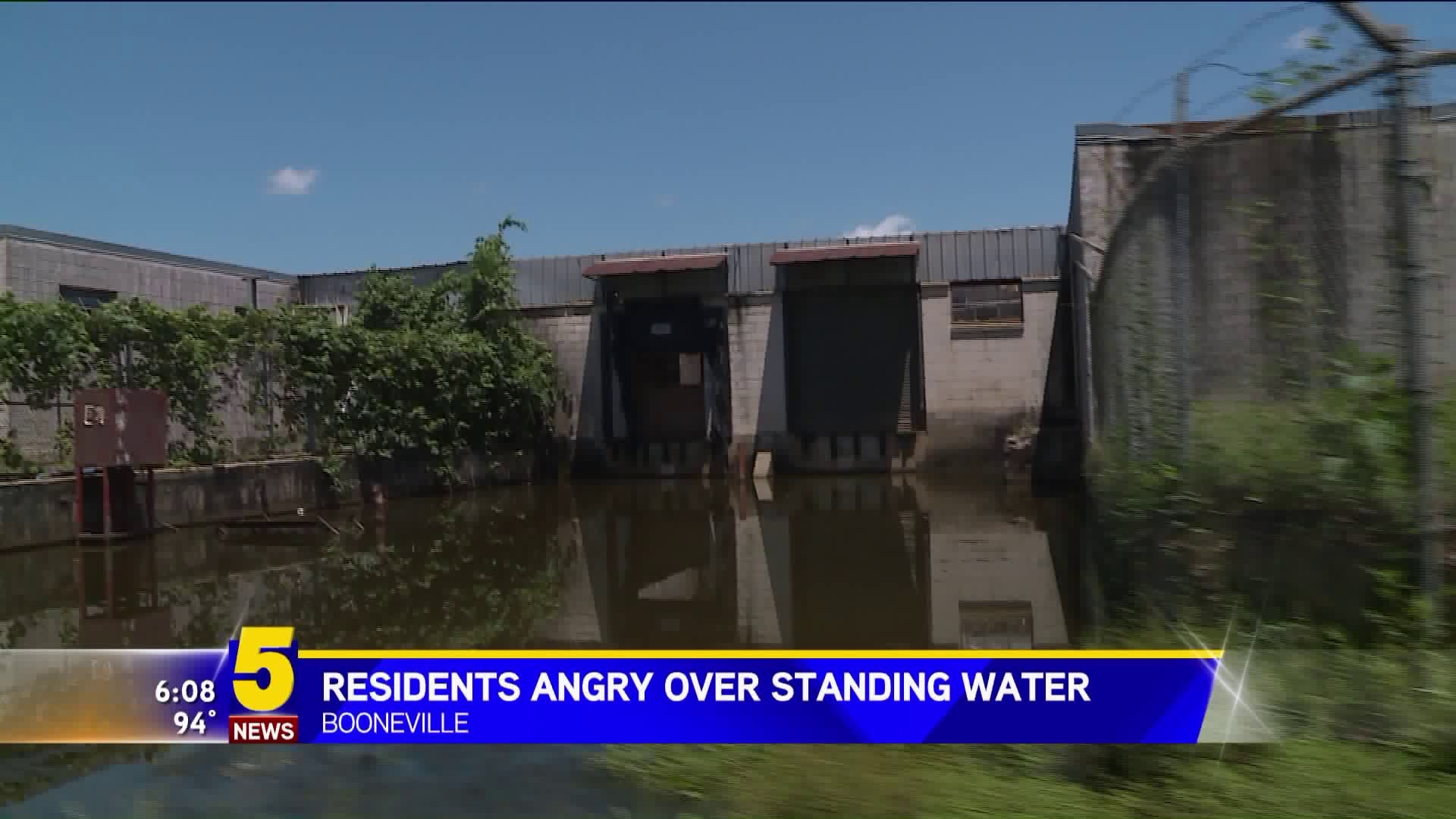 Residents Angry Over Standing Water